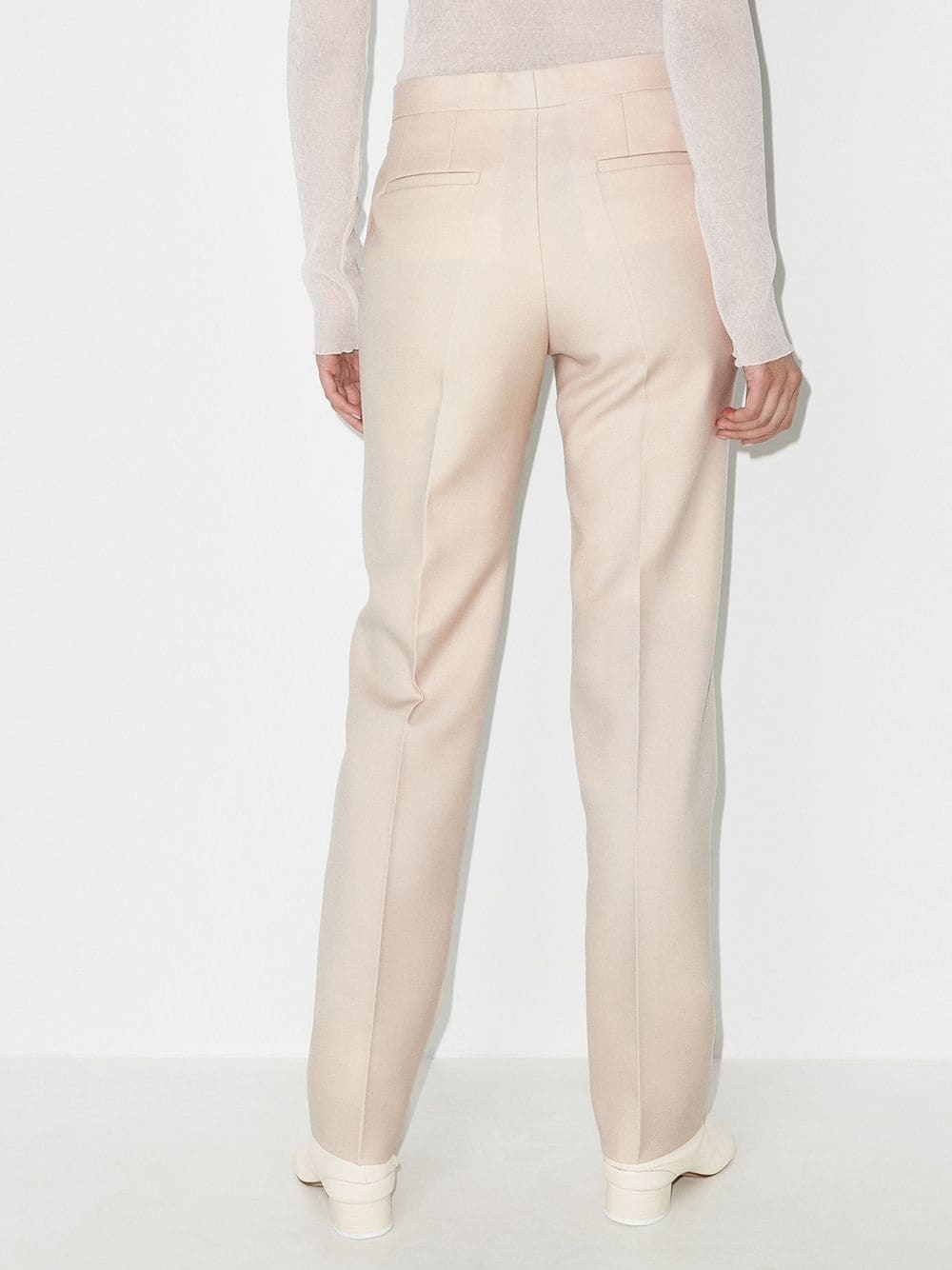 tailored straight leg trousers - 3