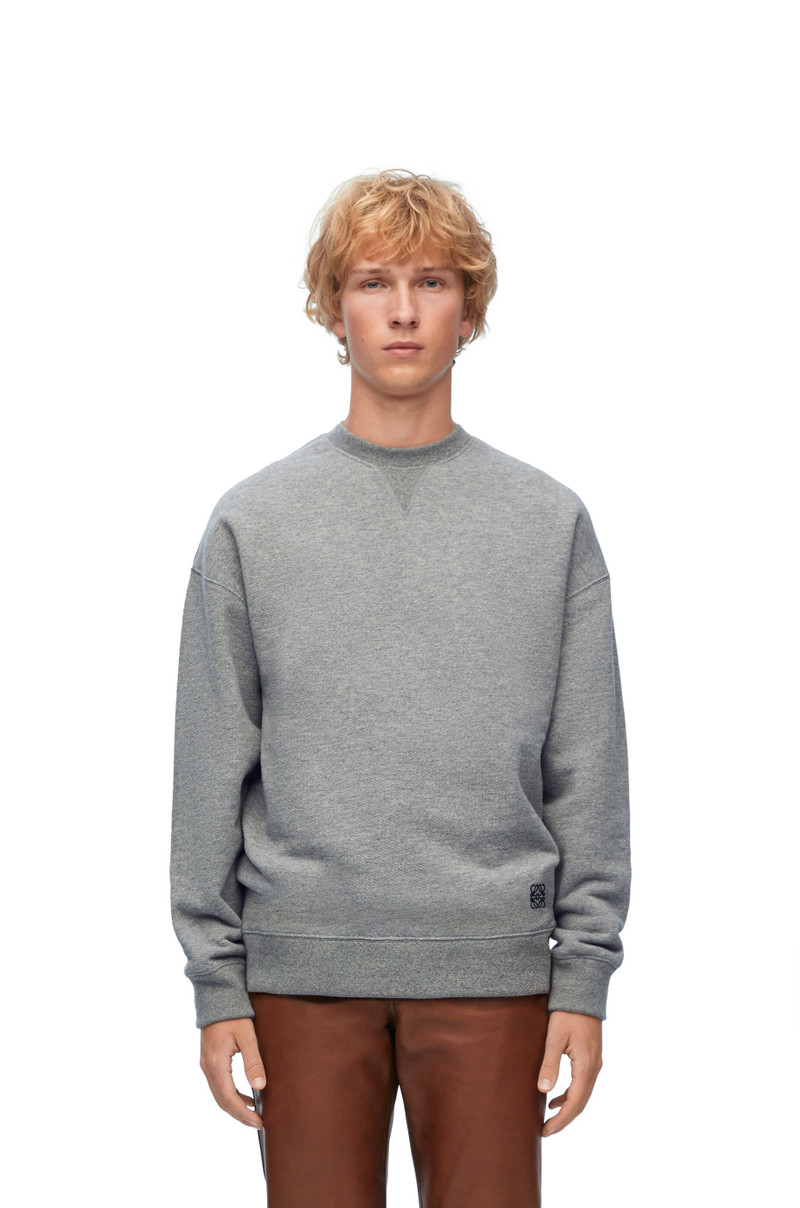 Relaxed fit sweatshirt in cashmere and cotton 3