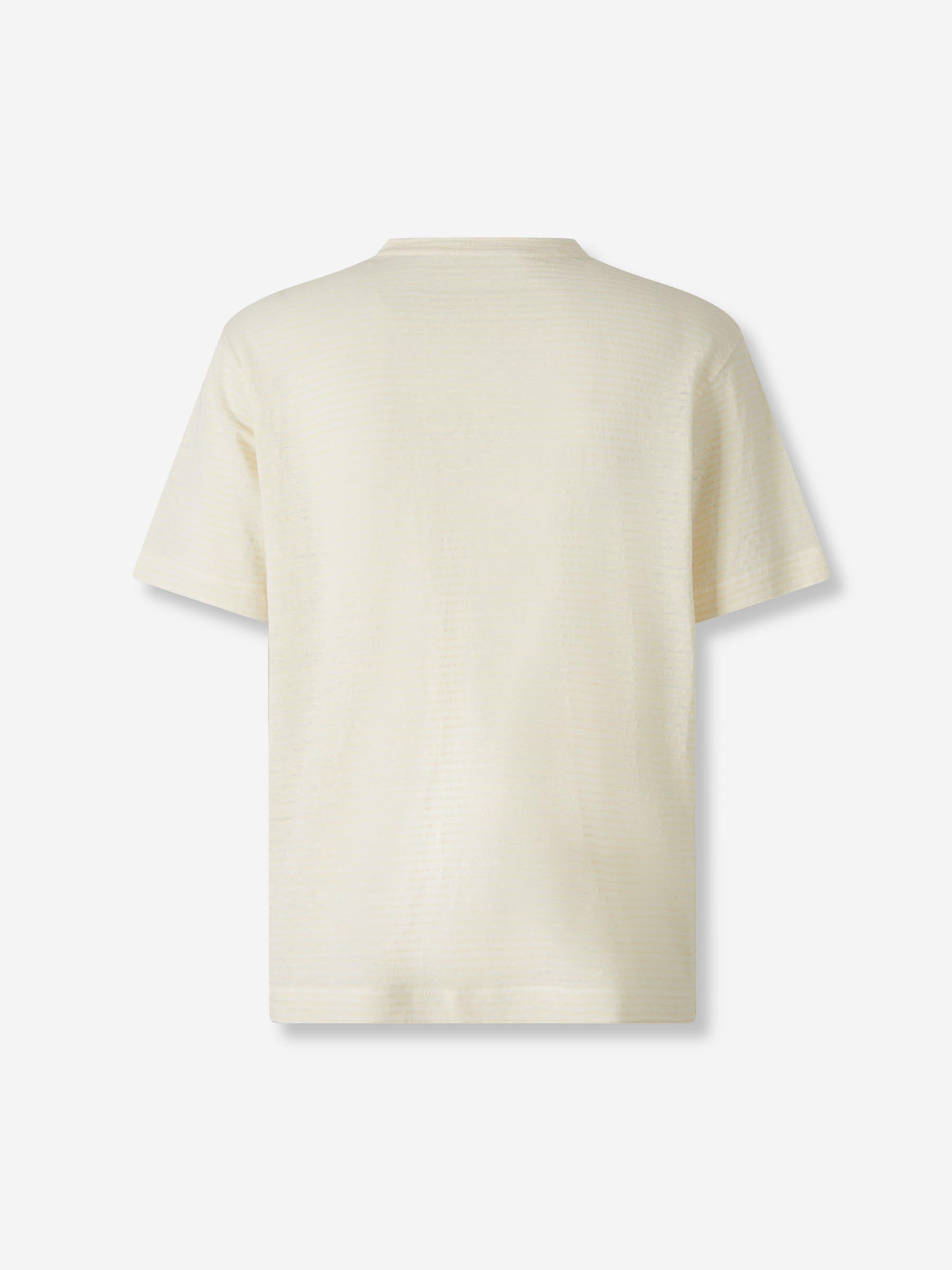 STRIPED LINEN T-SHIRT - 2