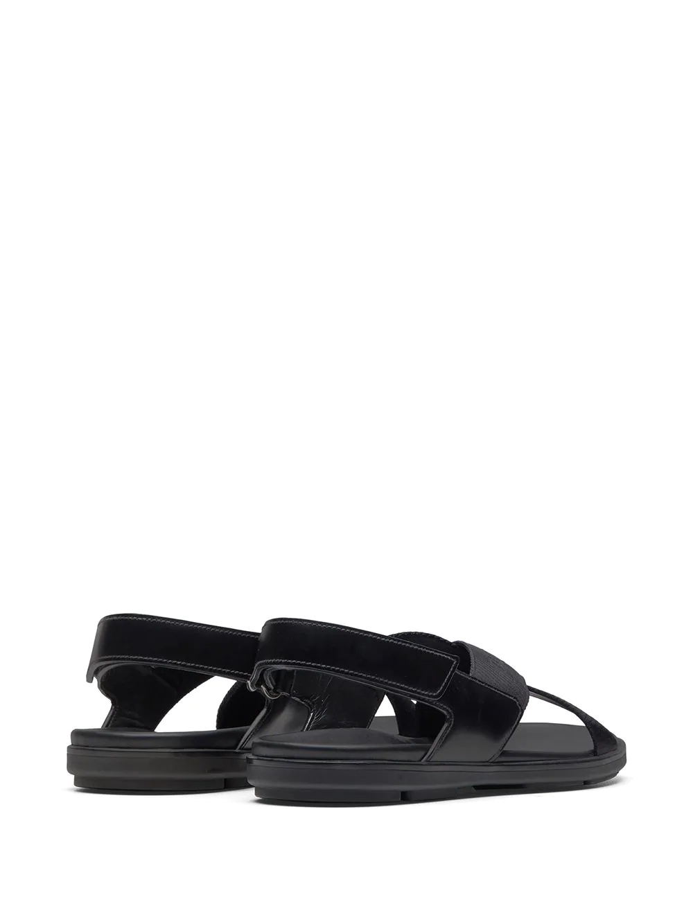 logo tap crisscross sandals - 3