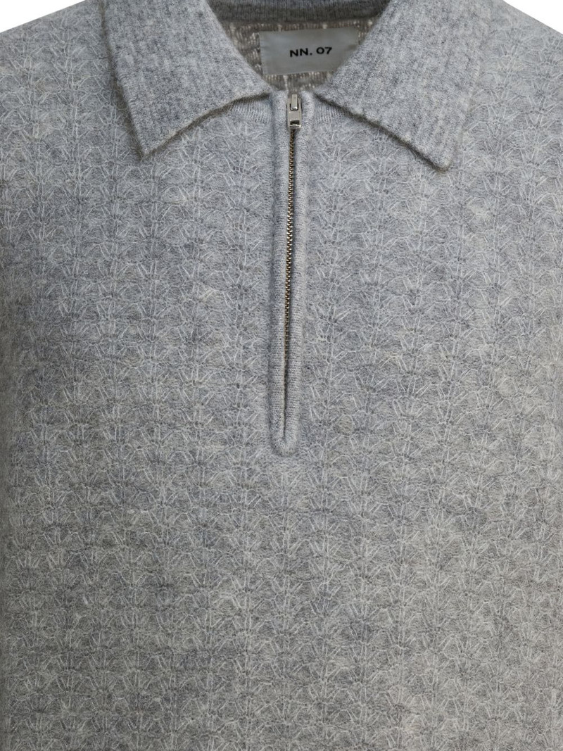 Alfie zip-textured polo shirt 3