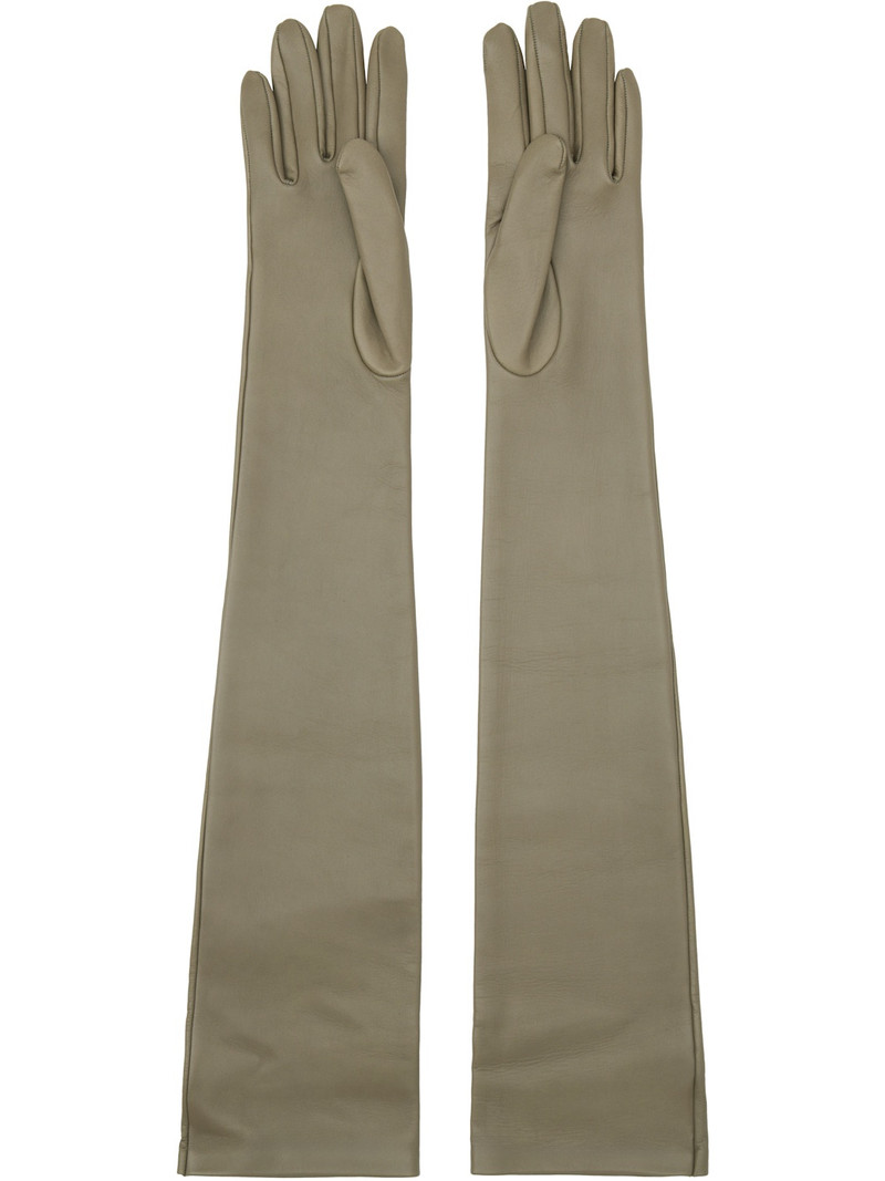 The Row Gray Simon Gloves outlook