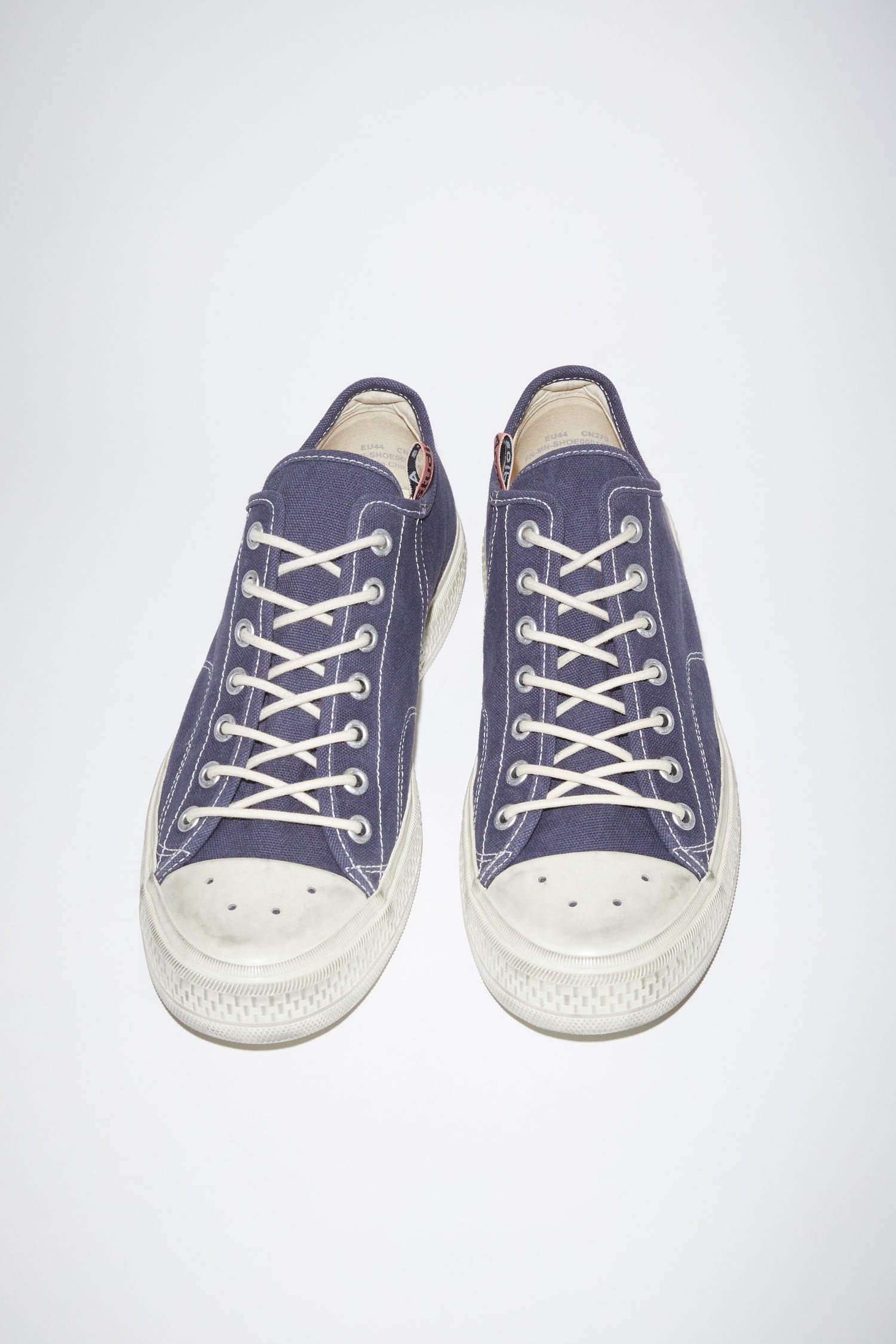 Canvas sneakers - Dark purple - 2