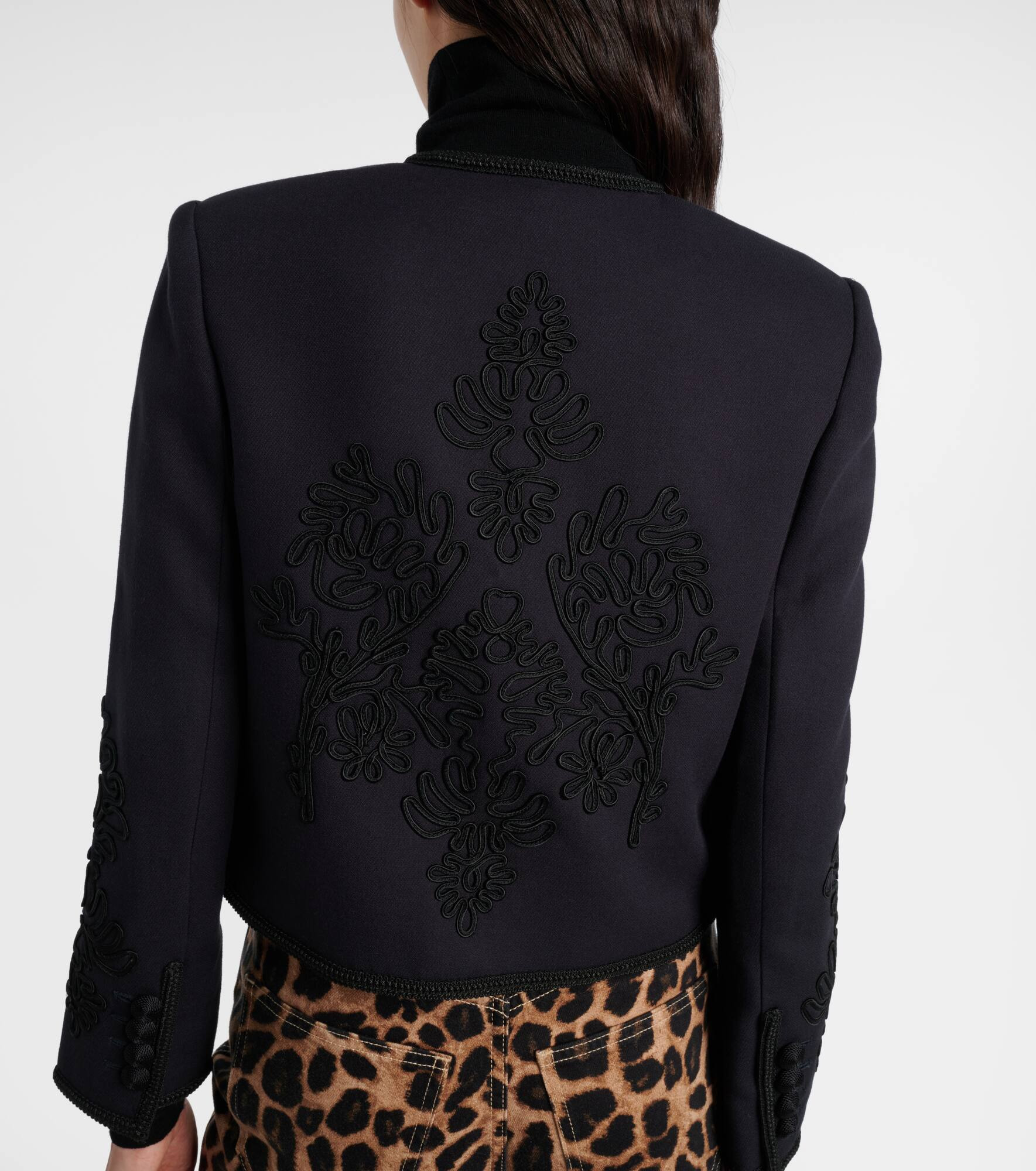 Latrell cropped embroidered jacket - 7