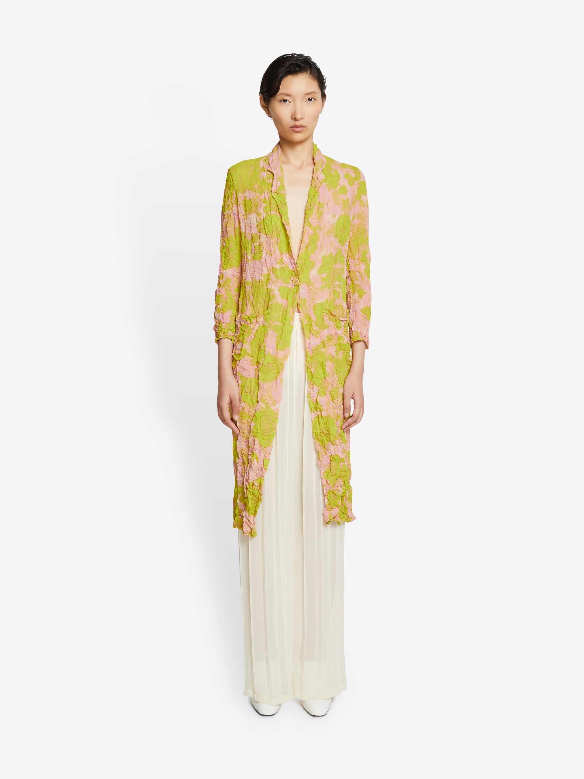 CRUSHED LONG BLAZER - 2