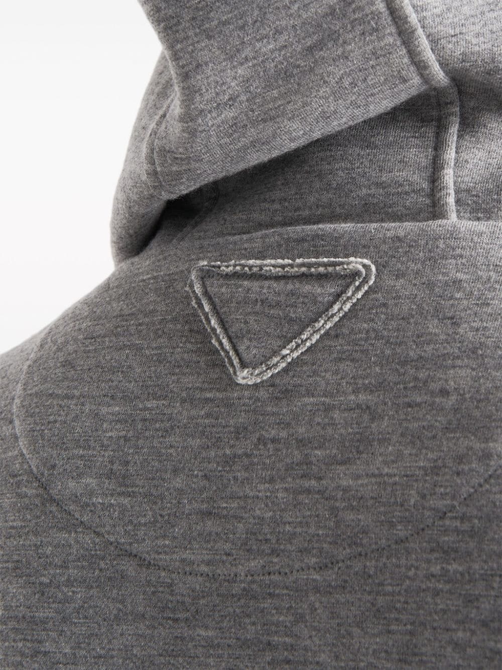 triangle-logo zip-up hoodie - 6