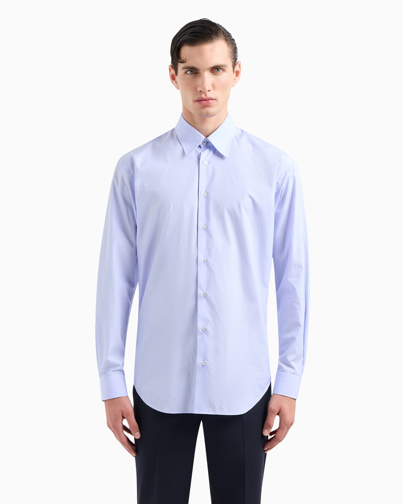 GIORGIO ARMANI Regular-fit cotton shirt outlook