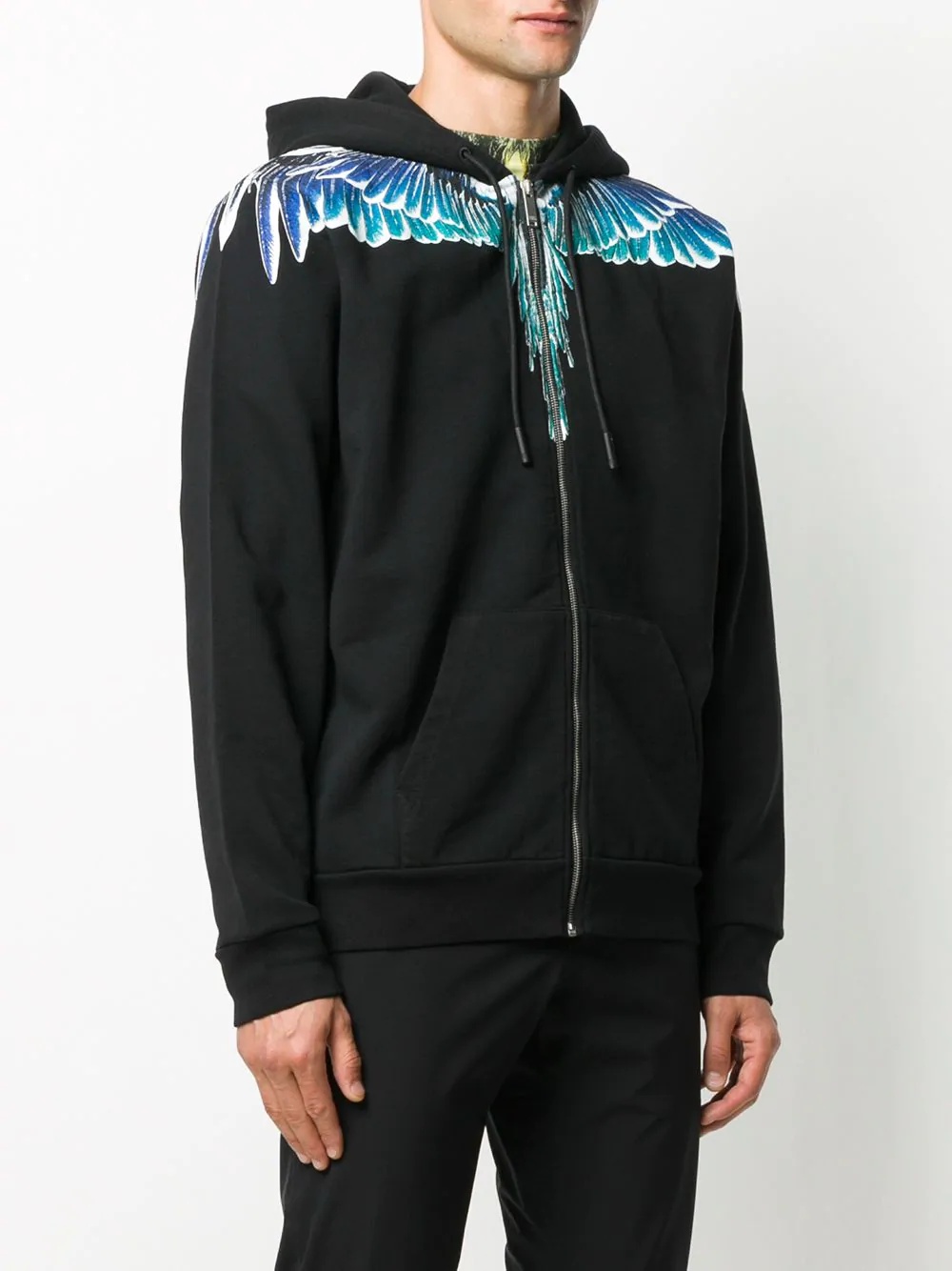 wing print hoodie - 3