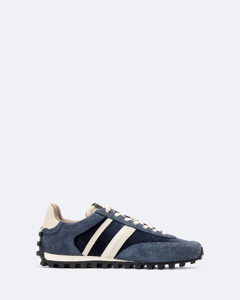 ROBIN NYLON AND SUEDE RUNNER SNEAKERS - 1
