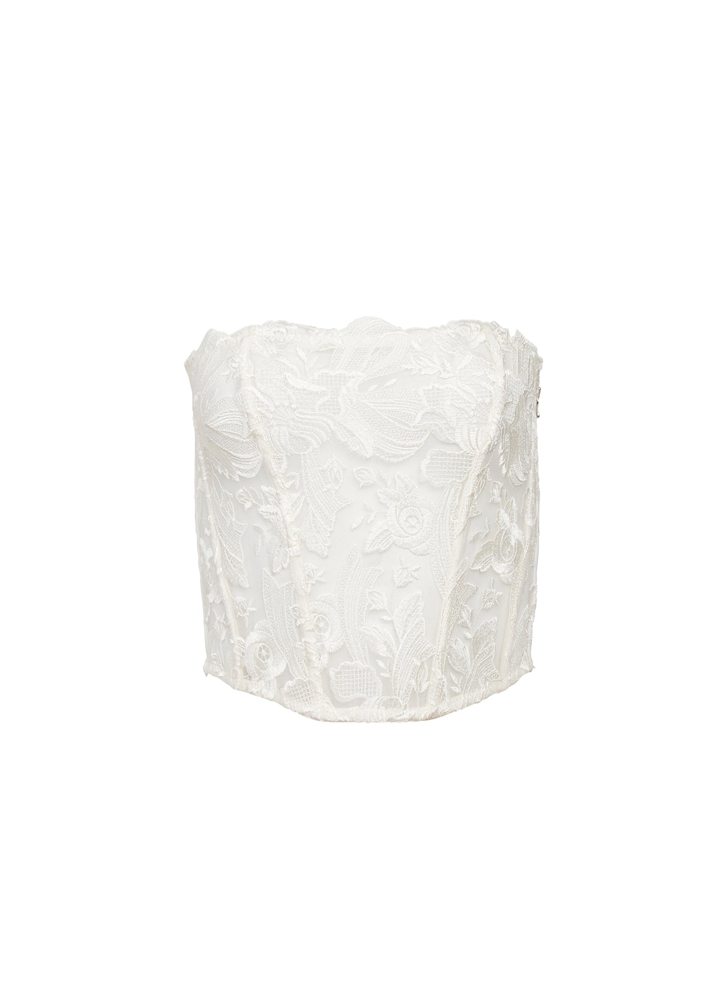 Lola Bow Embroidery Corset Top - 4