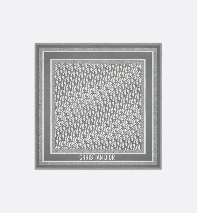 Dior Oblique Diortwin 70 Square Scarf 1