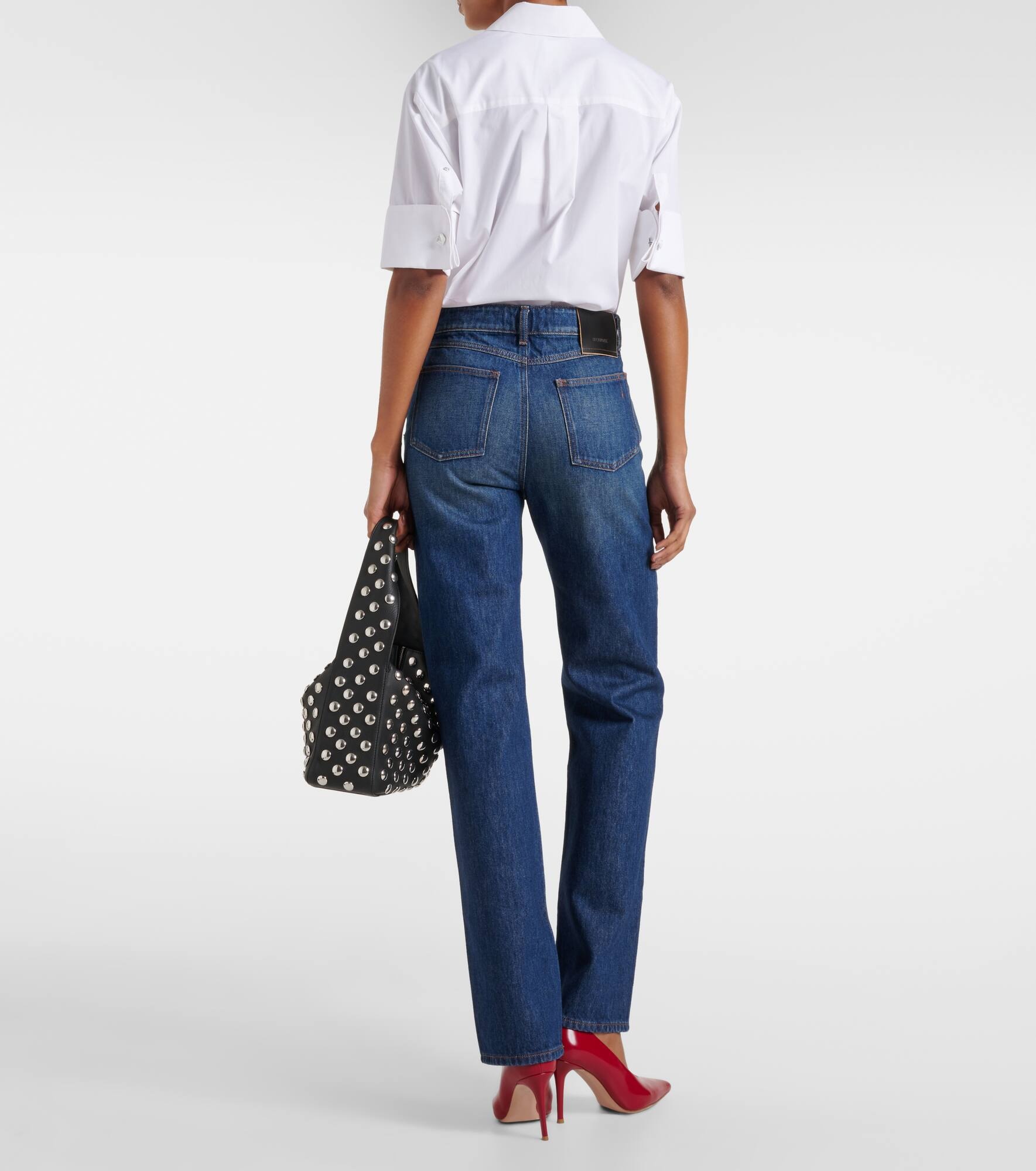 Low-rise straight jeans - 3