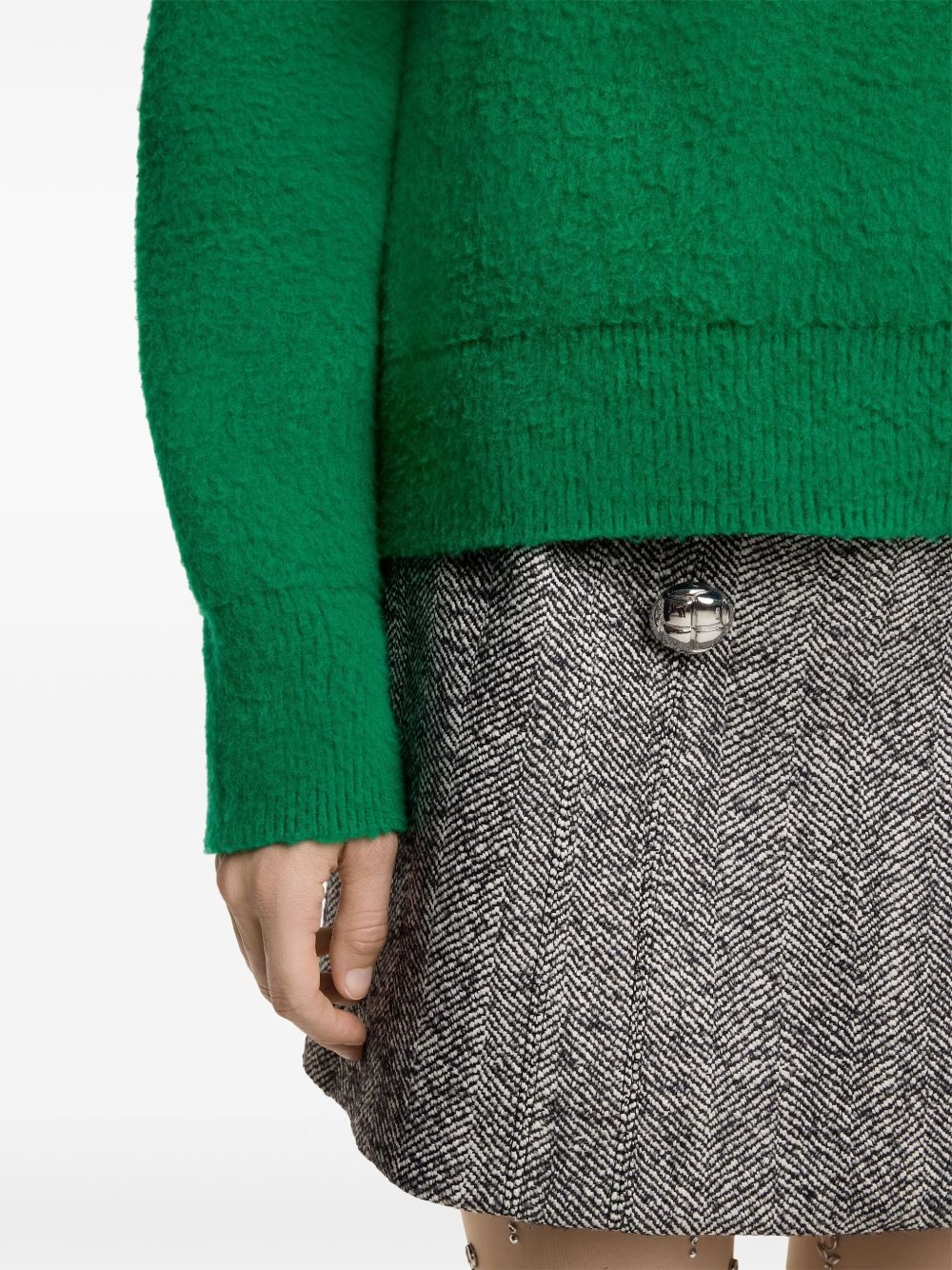 herringbone skirt - 5