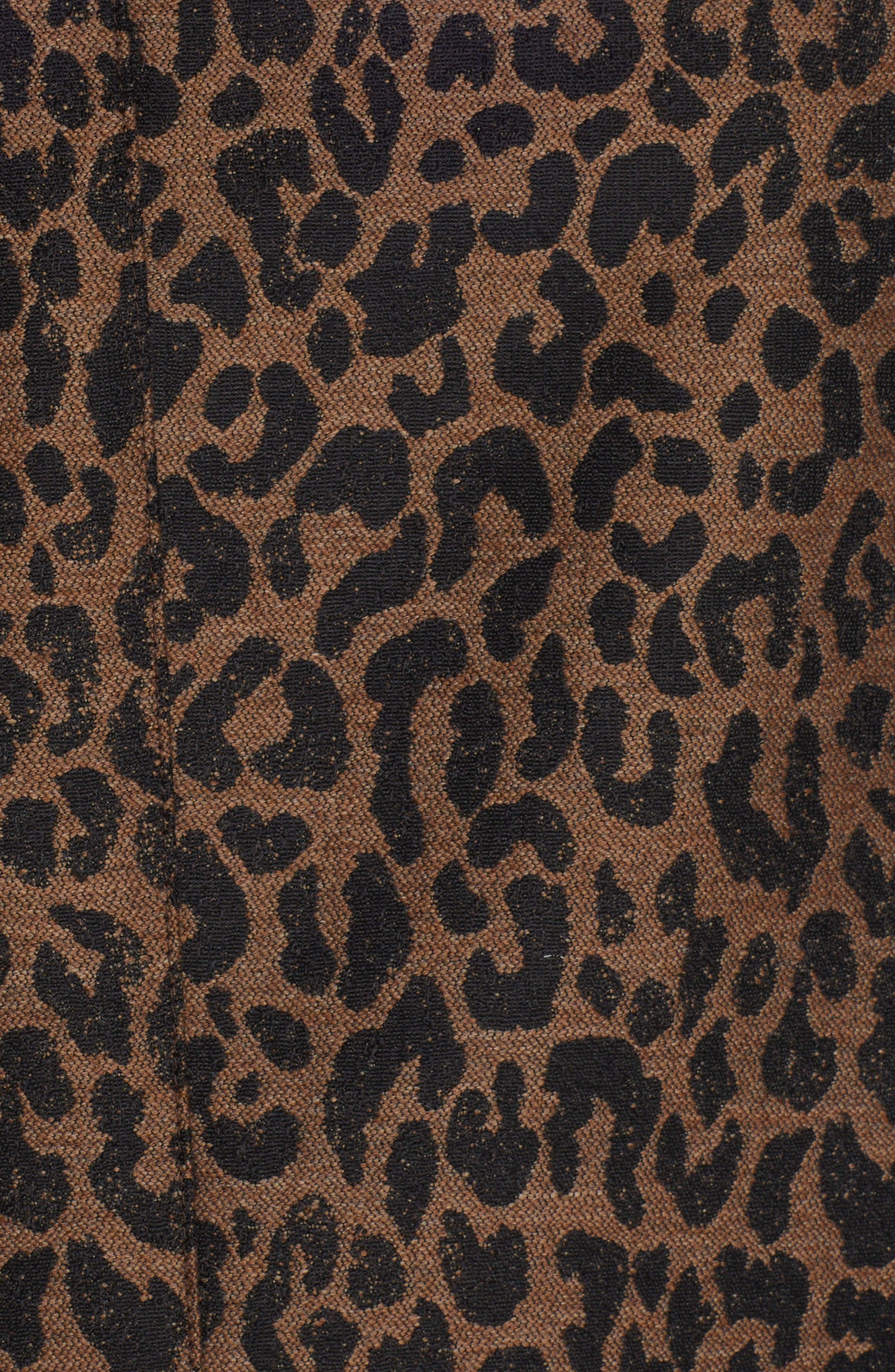 Golden Goose Dune Leopard Virgin Wool Blend Blazer in New Bison/Black at Nordstrom - 5
