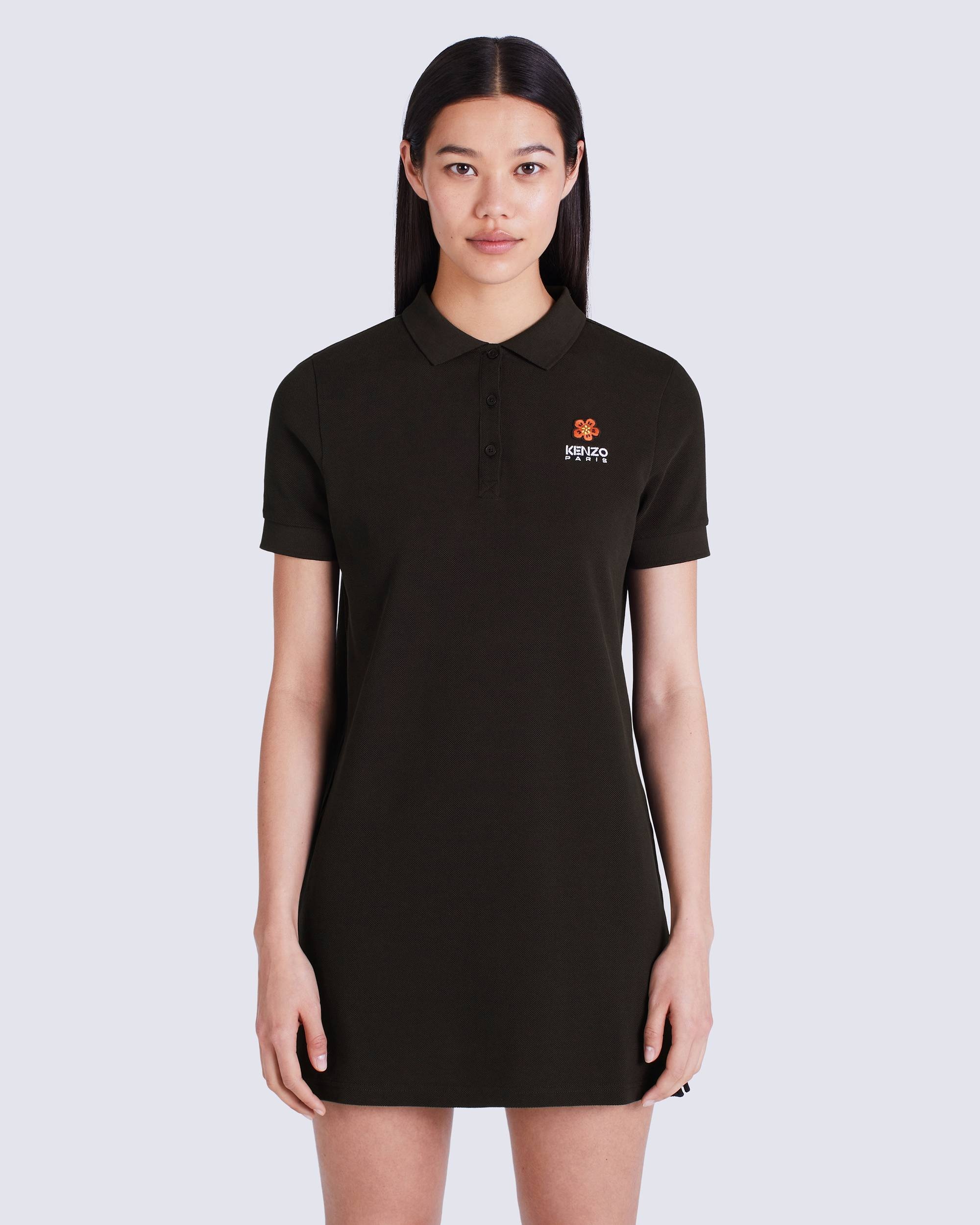 'BOKE FLOWER' crest polo dress - 5