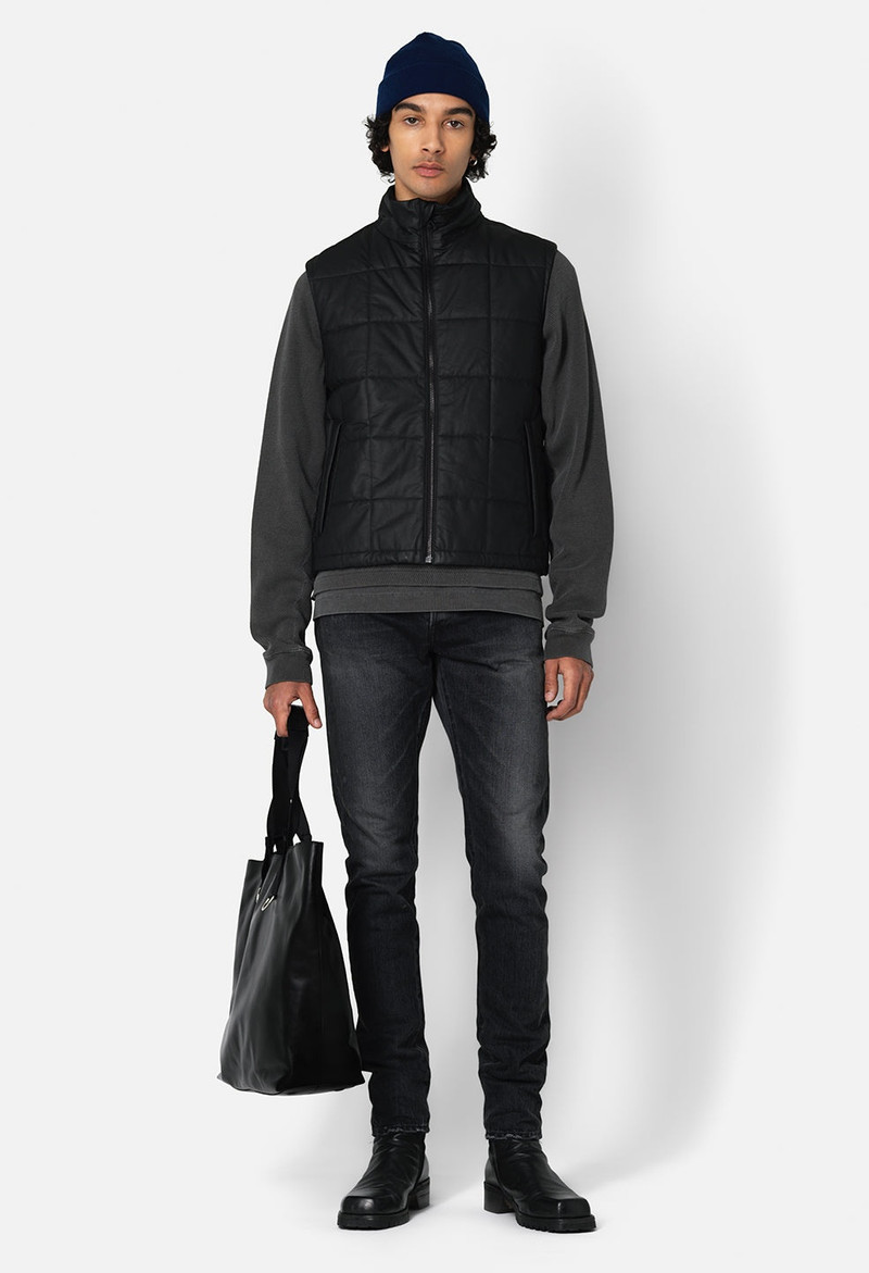 QUILTED LEATHER VEST 3