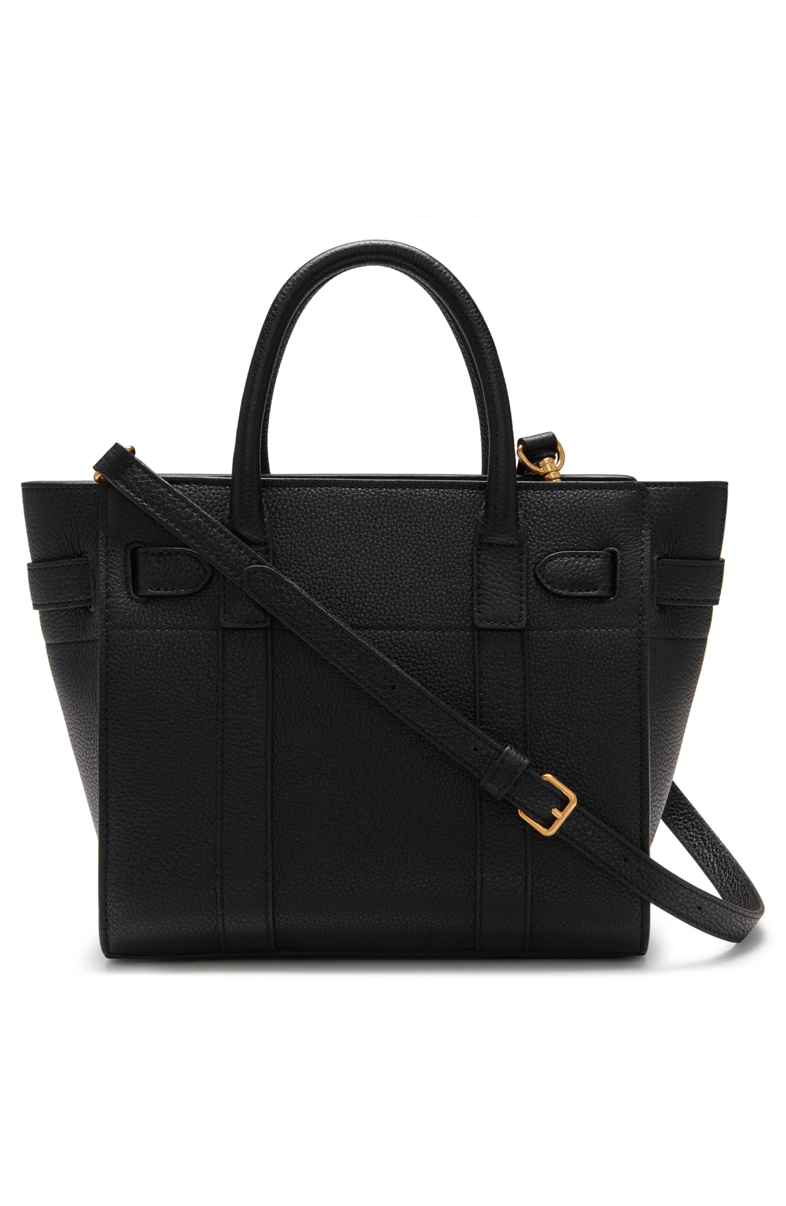 Mini Zipped Bayswater Leather Tote - 3