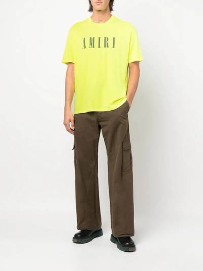 AMIRI logo-print short-sleeved T-shirt outlook