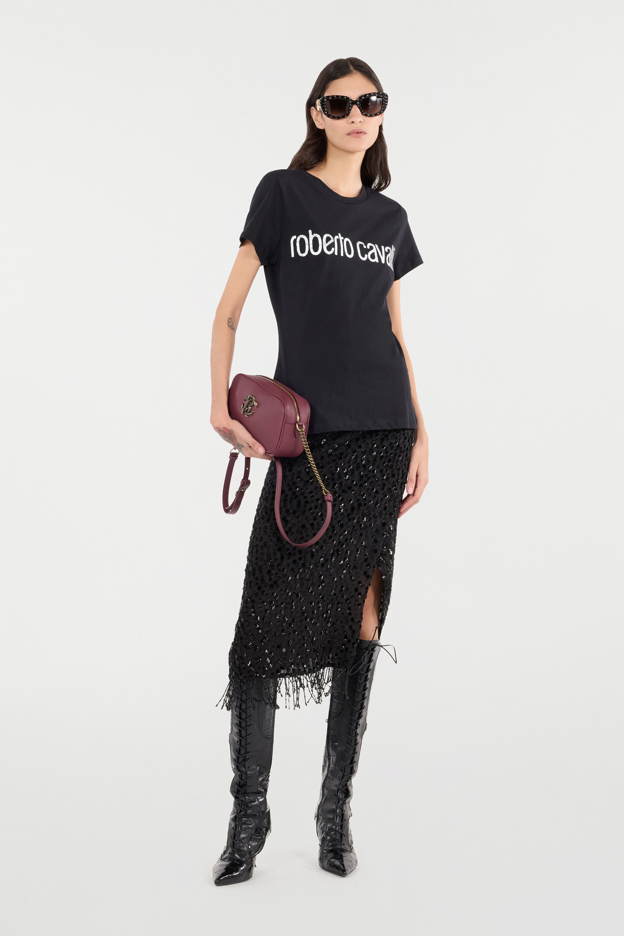 Skirt With Beaded Hem - 2