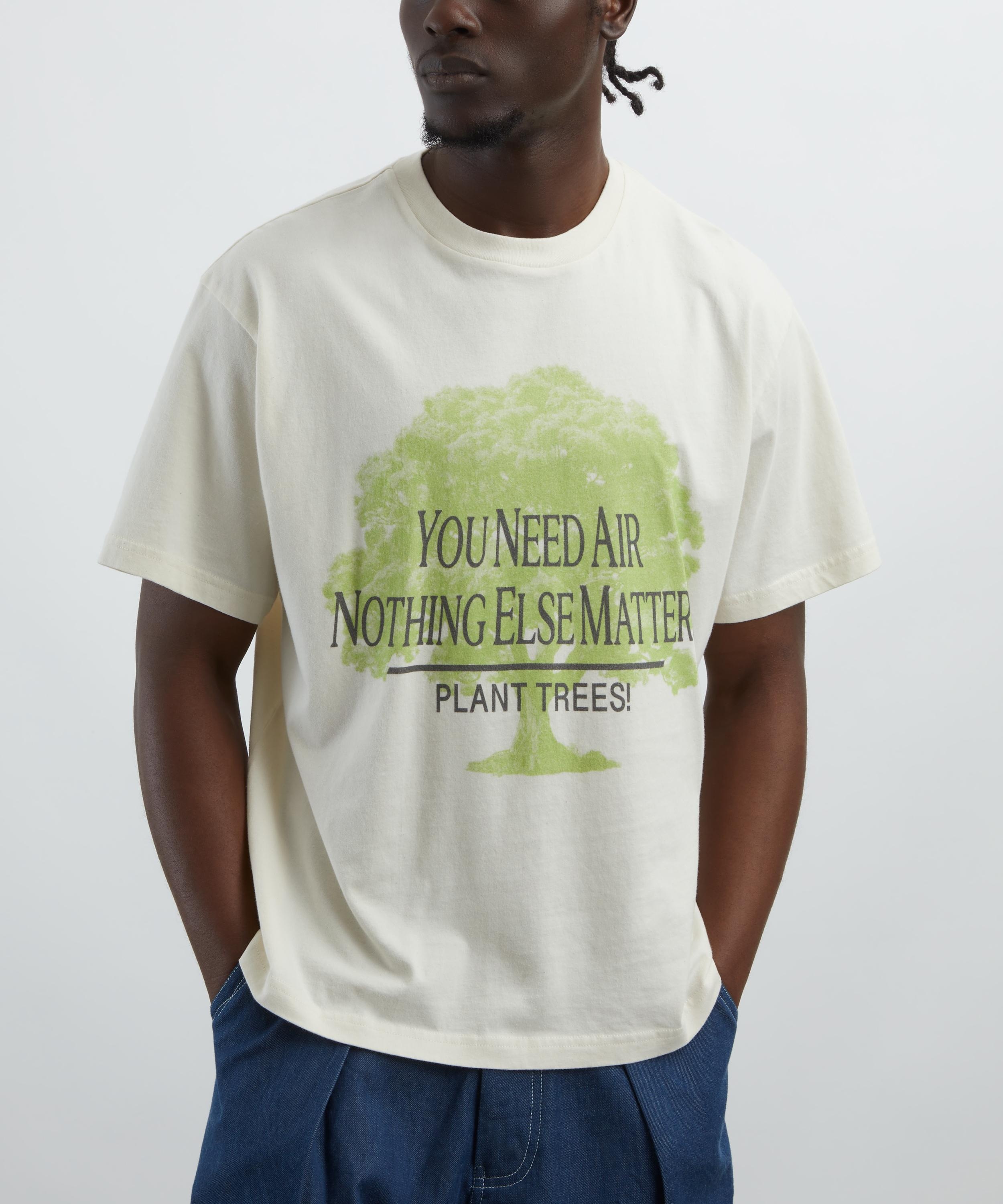 Grateful Ecru Plant Trees T-Shirt - 3