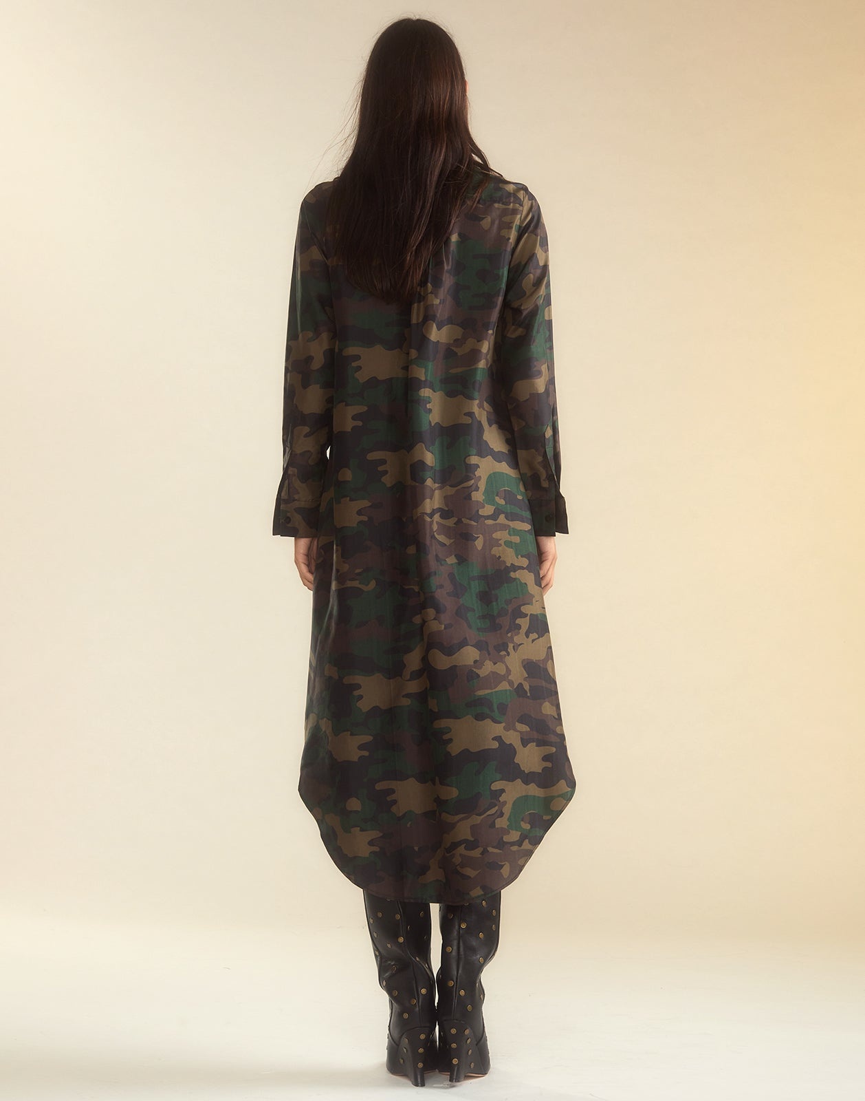 Undercover Silk Taffeta Shirt Dress - 6