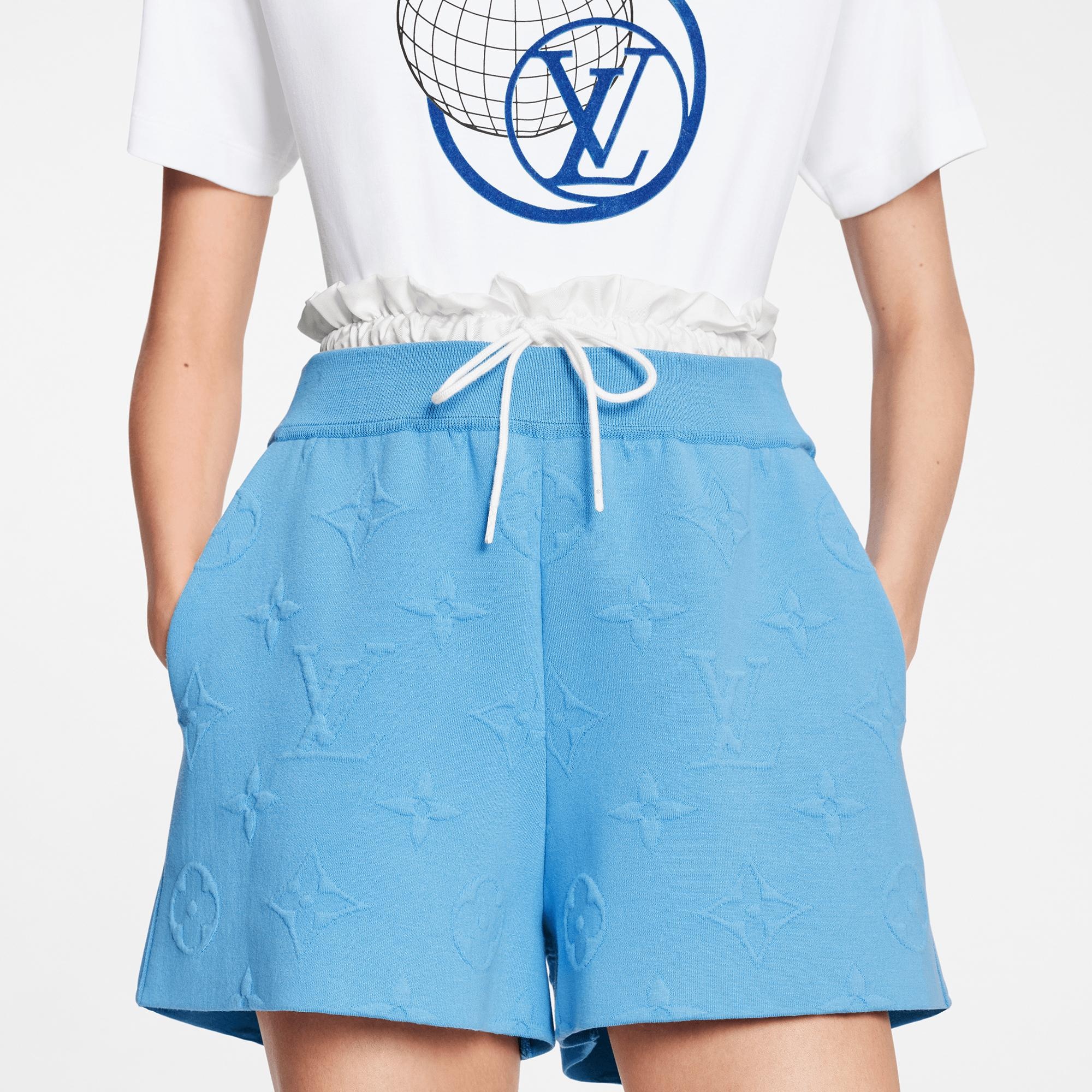 3D Monogram Trompe L’Oeil Mini Shorts - 3