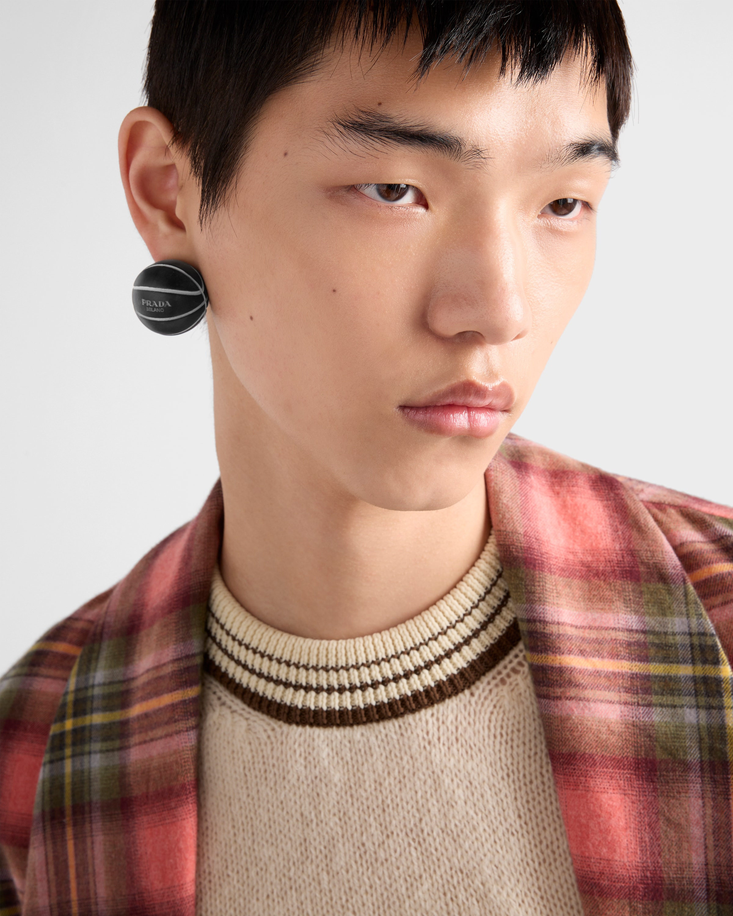 Metal basketball earrings - 2