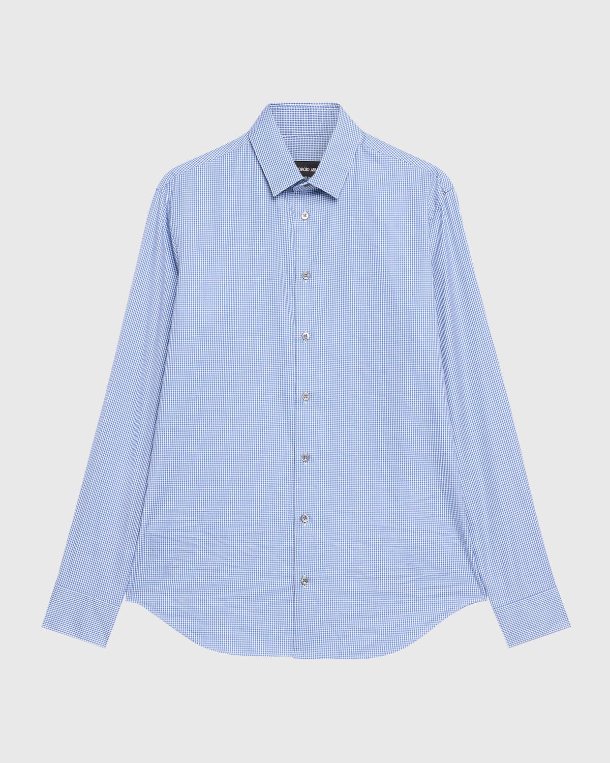 Men's Gingham Sport Shirt - 1