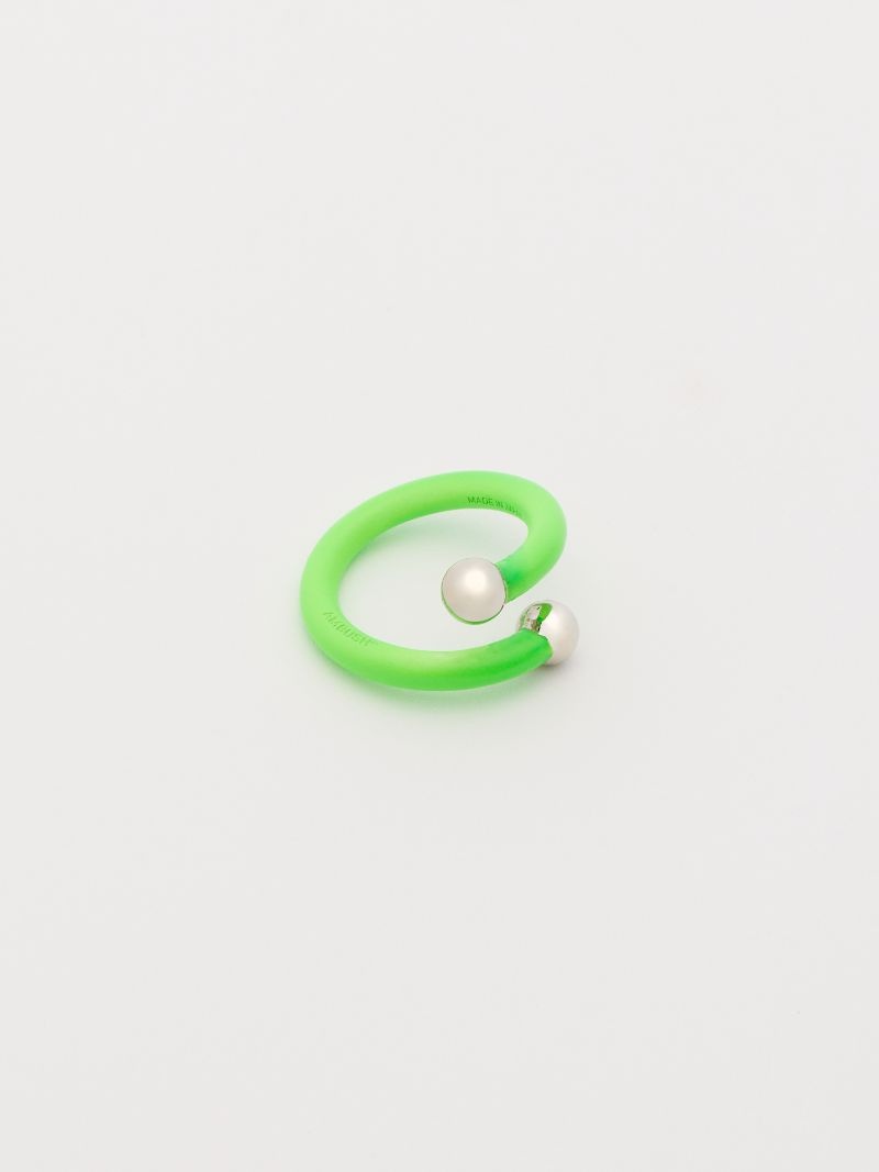 SMALL BARBELL RING (COLORED) - 4