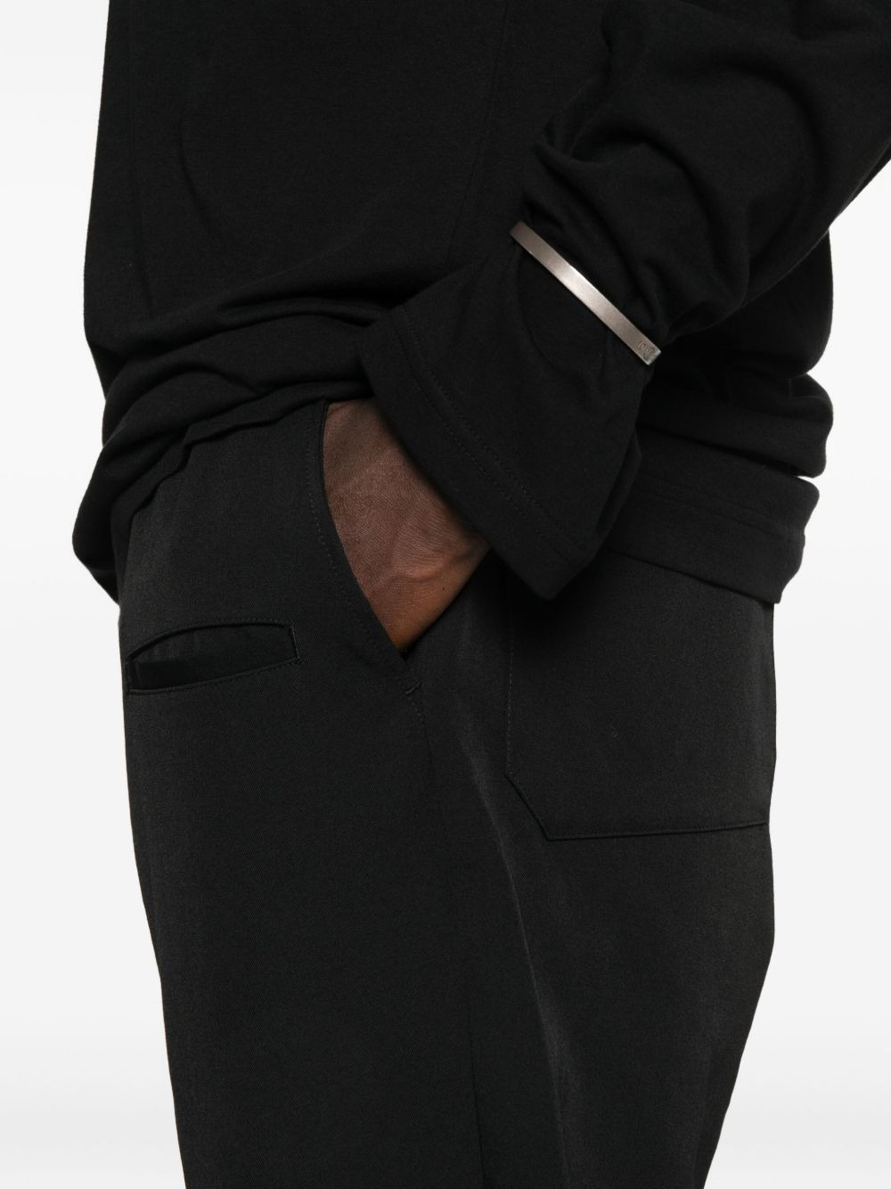 elasticated-cuff cargo pants - 5