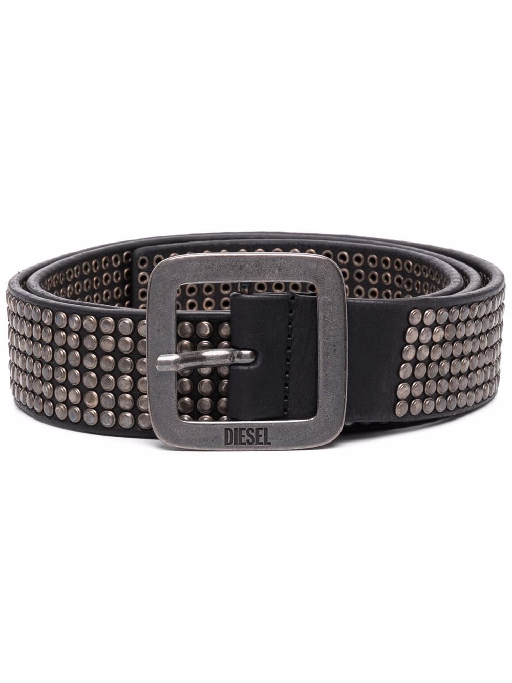 B-cingu stud-embellished leather belt - 1