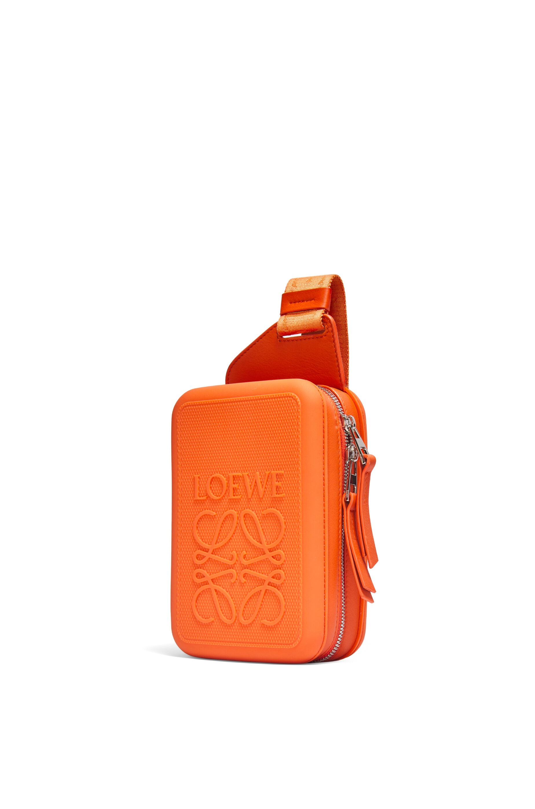 Molded Sling in diamond rubber and calfskin - 3