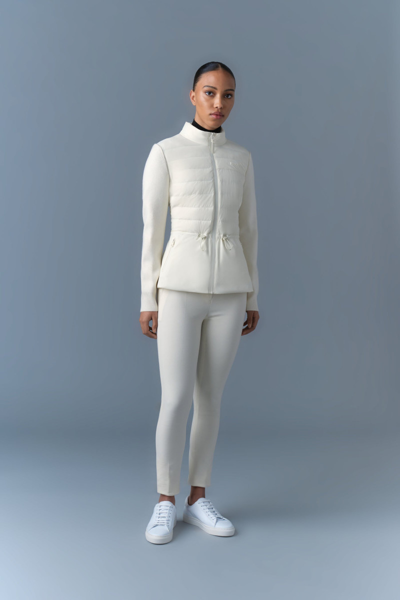 MACKAGE LAIKA Hybrid Down Jacket with Peplum outlook