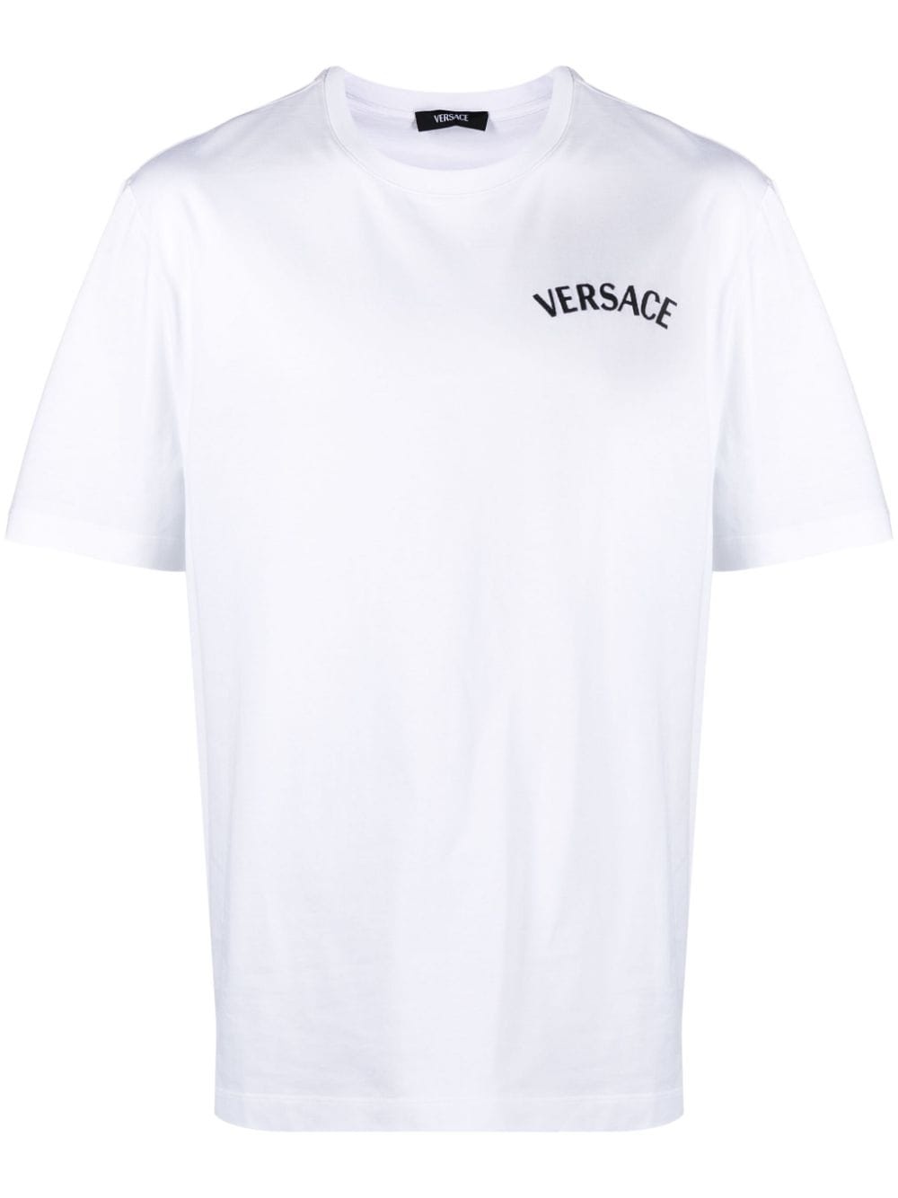 logo-embroidered cotton t-shirt - 1