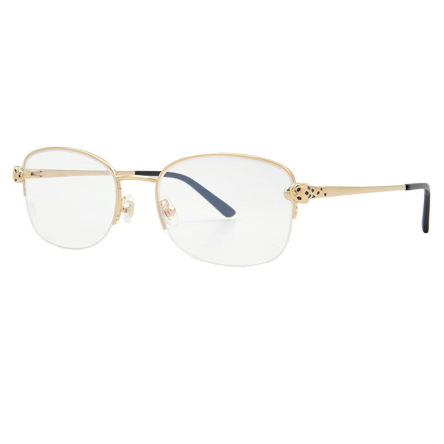 Cartier Demo Oval Ladies Eyeglasses CT0235O 001 54 - 2