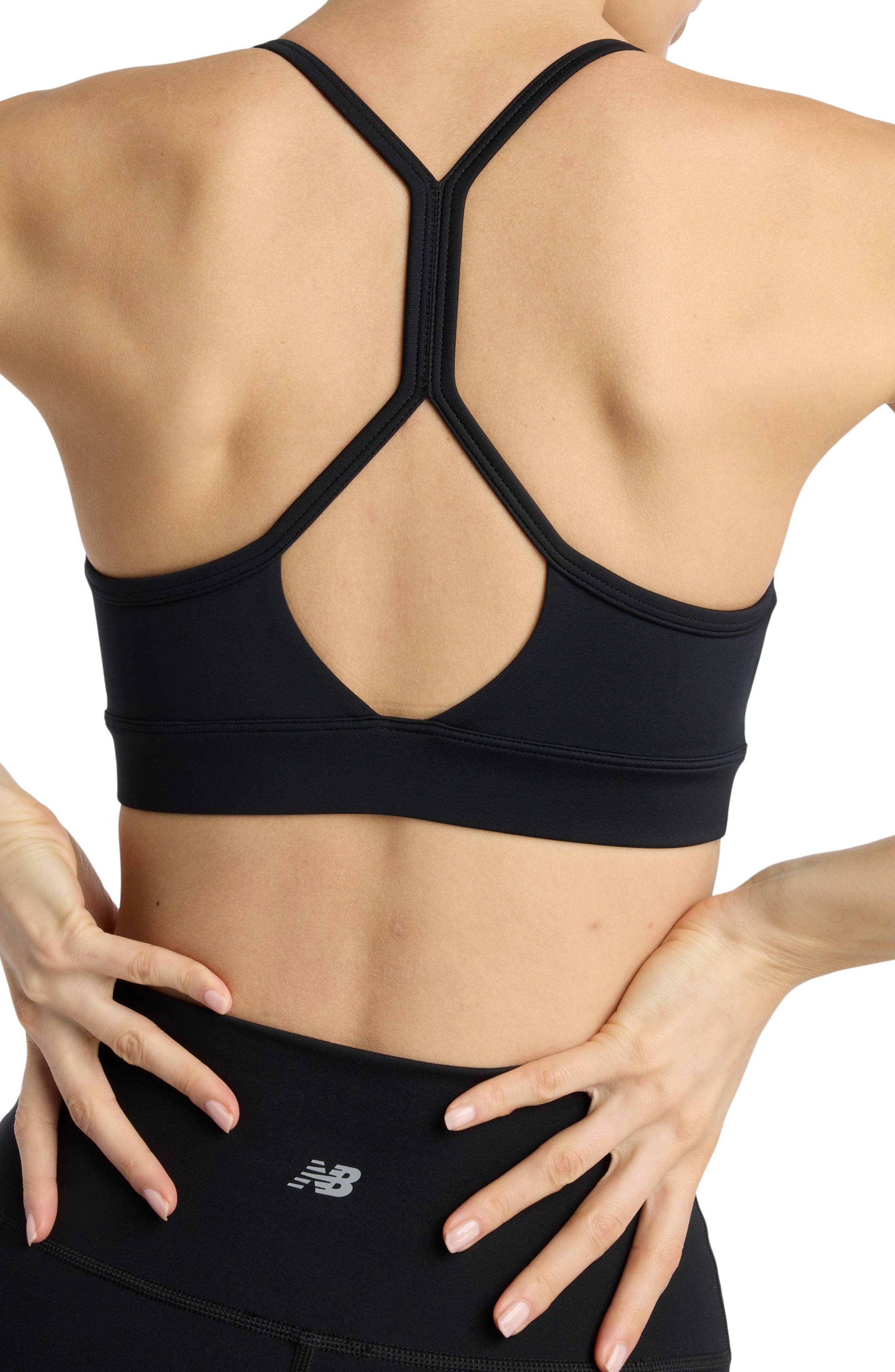 New Balance NB Essential Performance Yoga Bra in Black at Nordstrom - 2