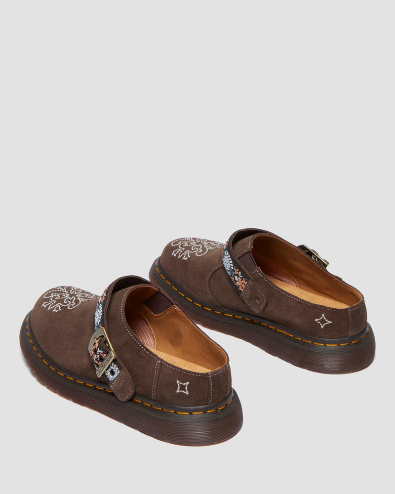 Isham Suede and Jacquard Mules 9