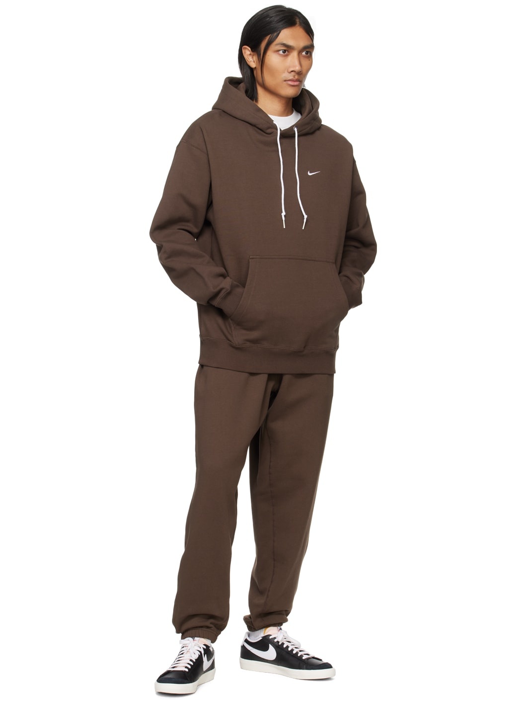 Nike Brown Solo Swoosh Sweatpants