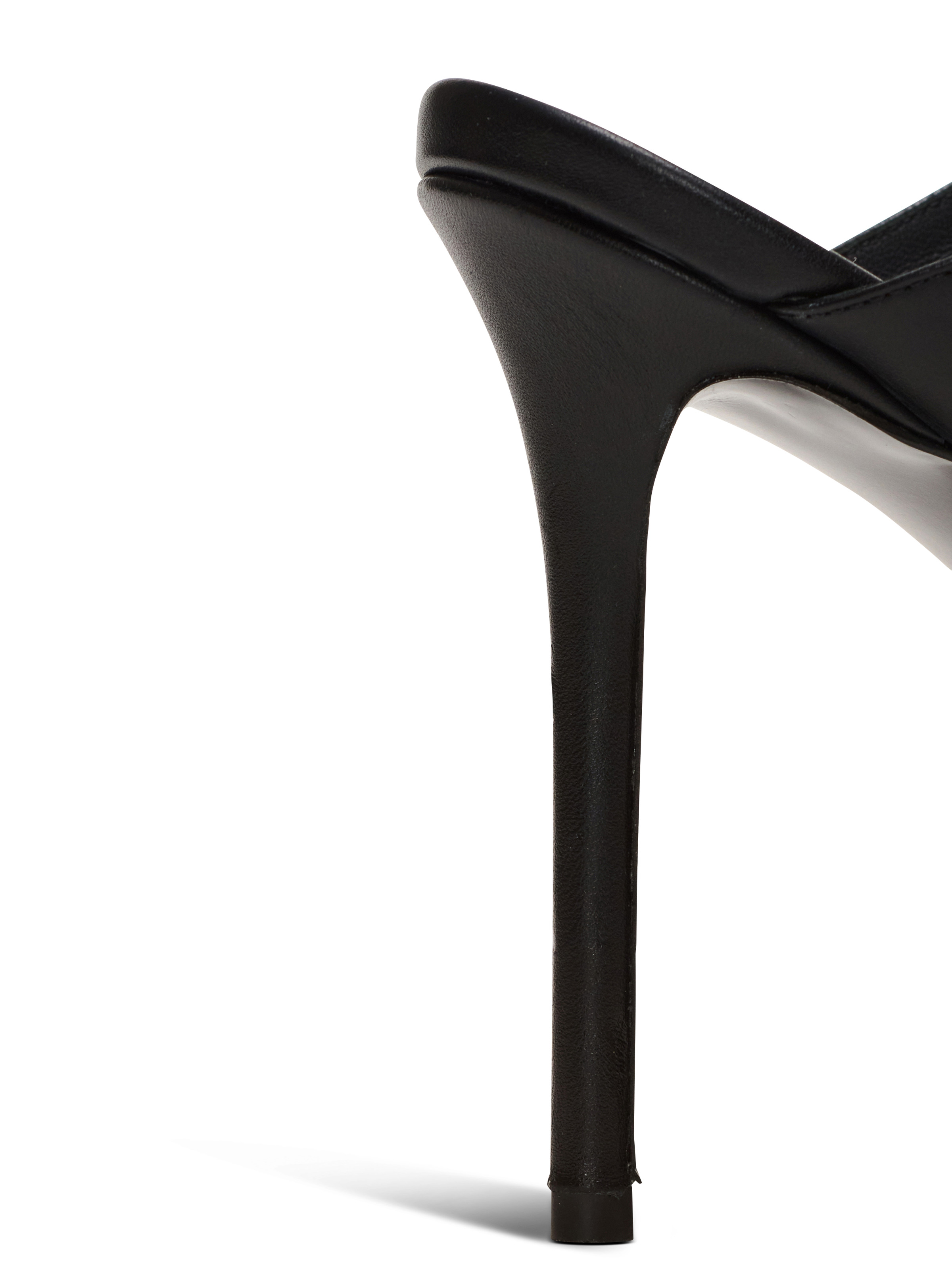 Heeled Eva mules in calfskin - 7