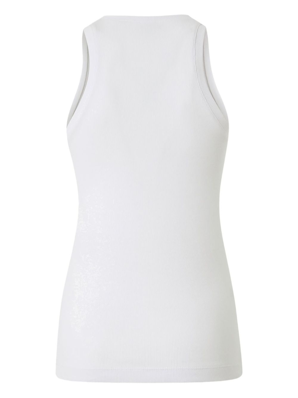 ribbed crew-neck top - 2