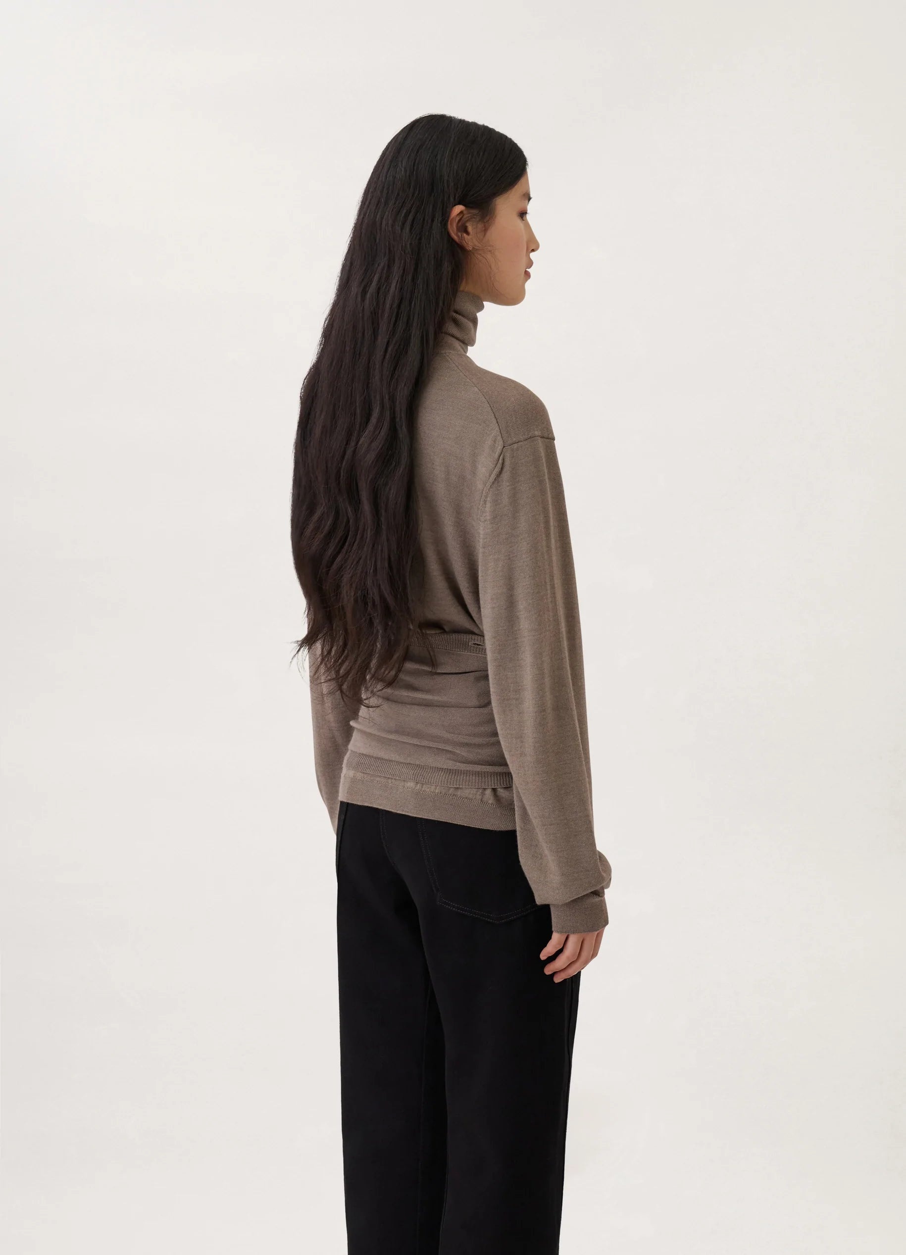 BUTTONED TURTLENECK - 5