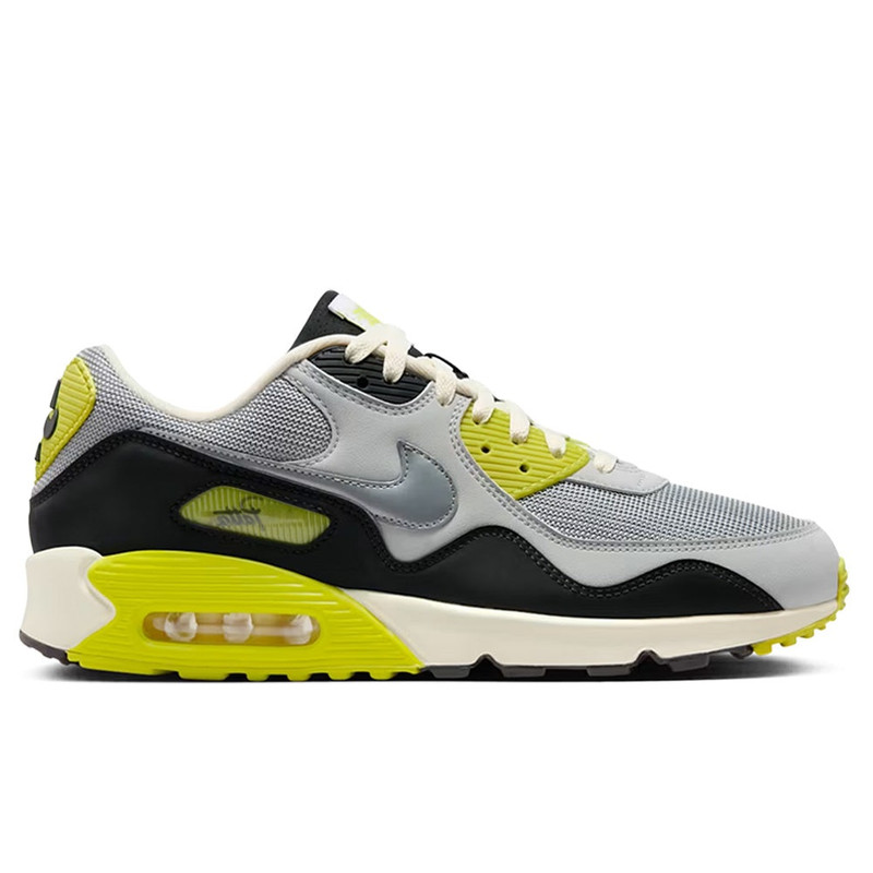 NIKE X PATTA AIR MAX 90 'WAVES' - PARTICLE GREY/NEUTRAL GREY/CYBER/BLACK - 1