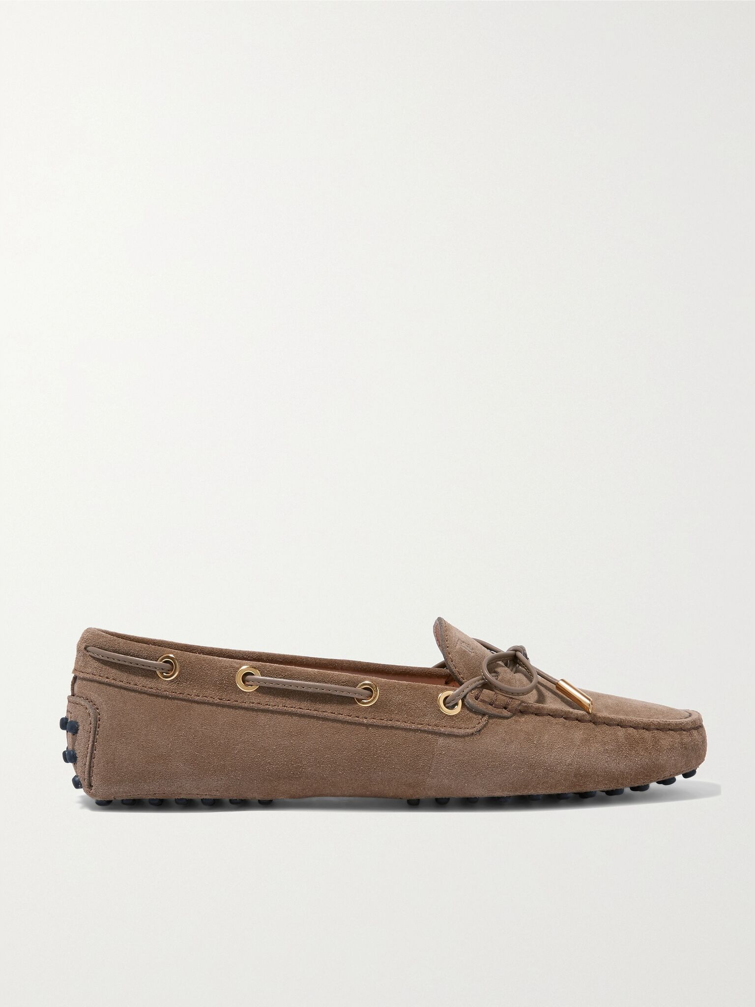 Gommino suede boat shoes Beige - 1