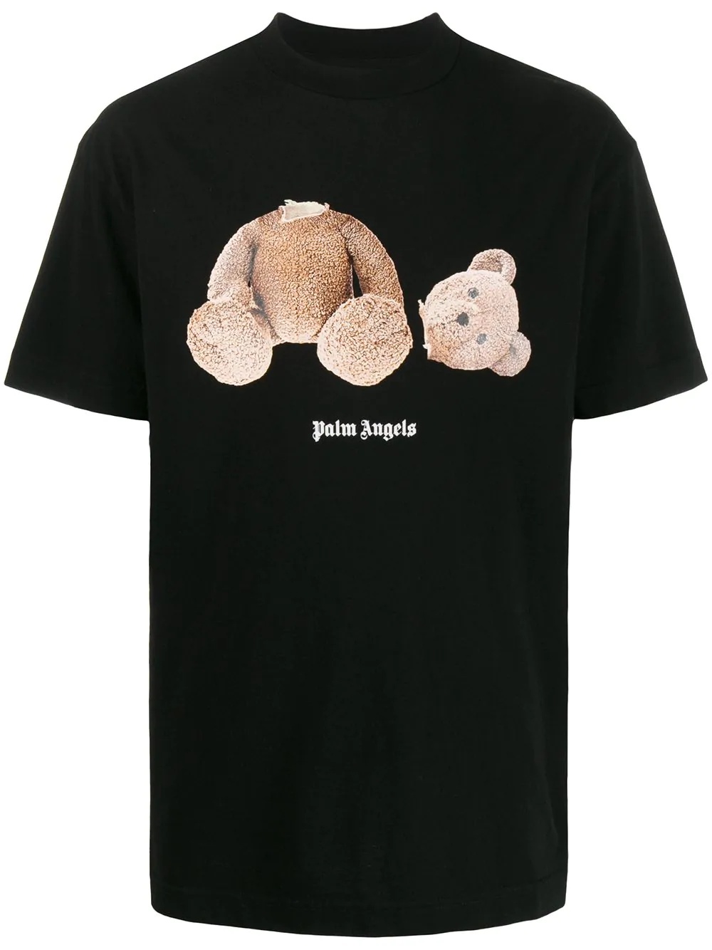 bear-print T-shirt - 1