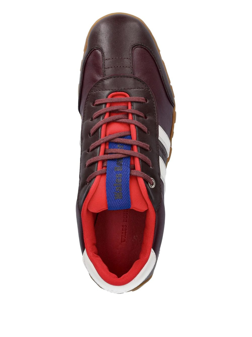 leather stripe sneakers - 3