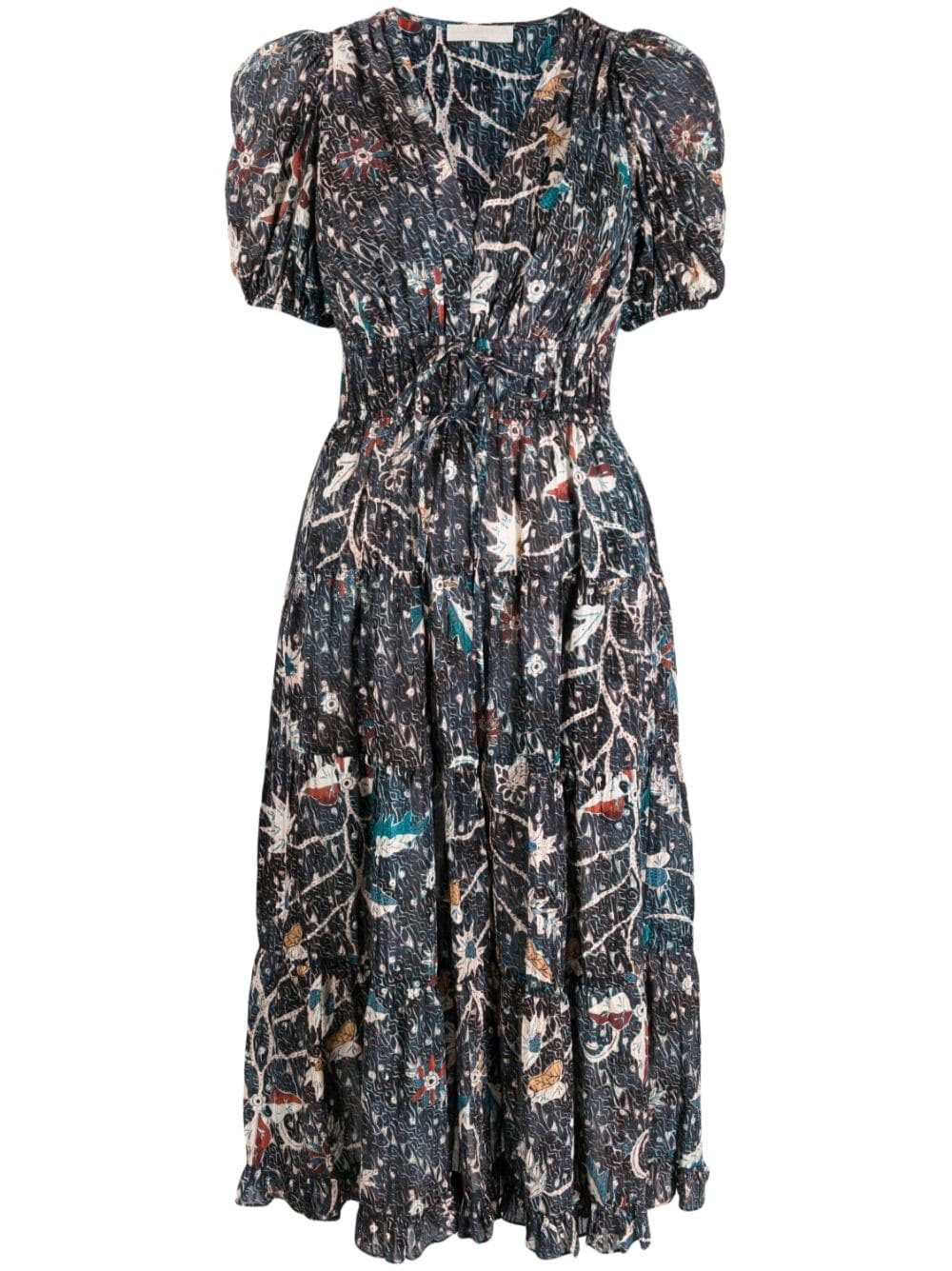 Thelma printed midi dress - 1