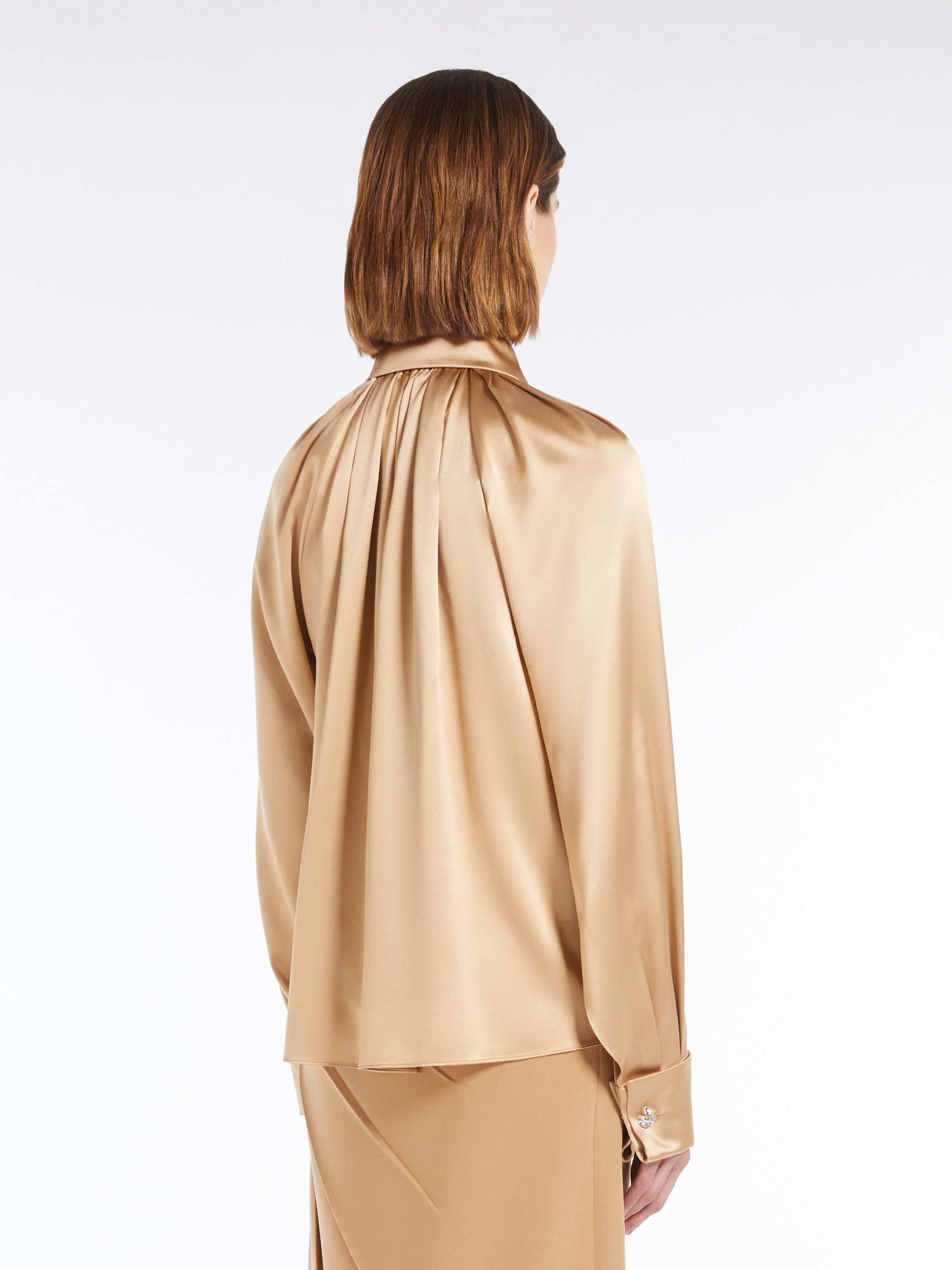 SALICE Silk satin shirt - 4
