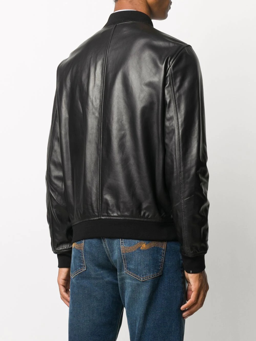 leather bomber jacket - 4