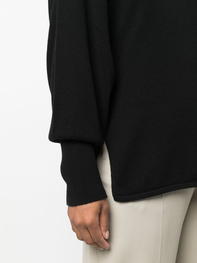 fitted-cuffs knitted jumper 5