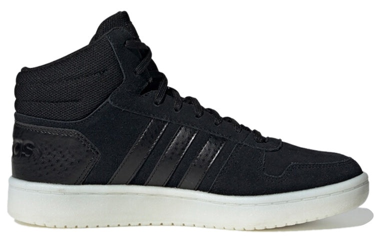 (WMNS) adidas neo Hoops 2.0 Mid 'Black White' EE7893 - 2